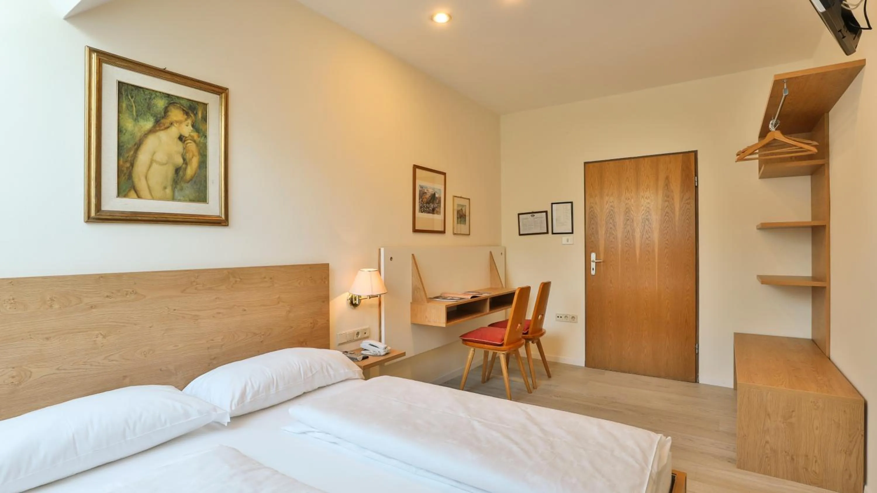 Bed in Hotel Sparerhof