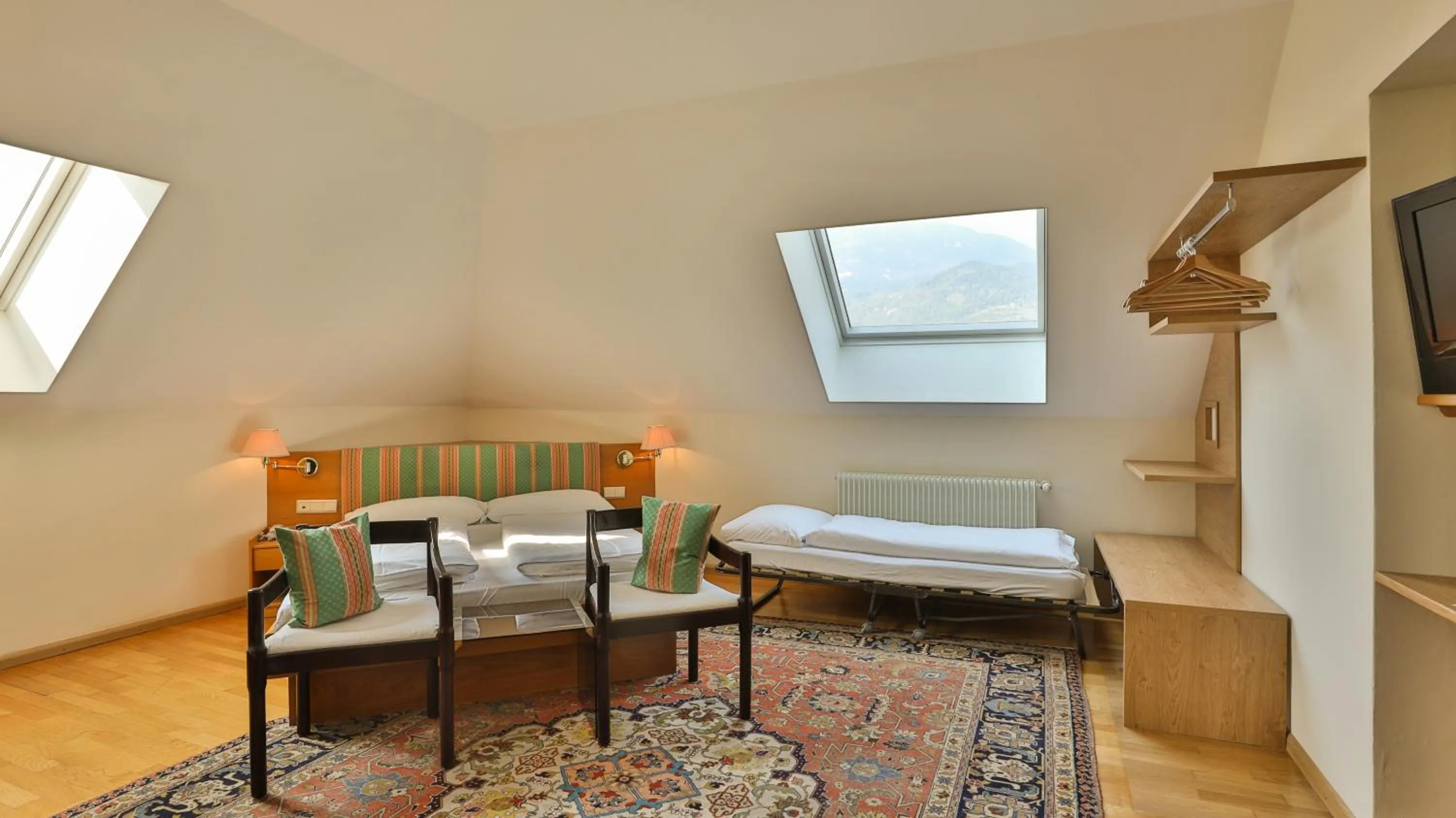 Bed in Hotel Sparerhof