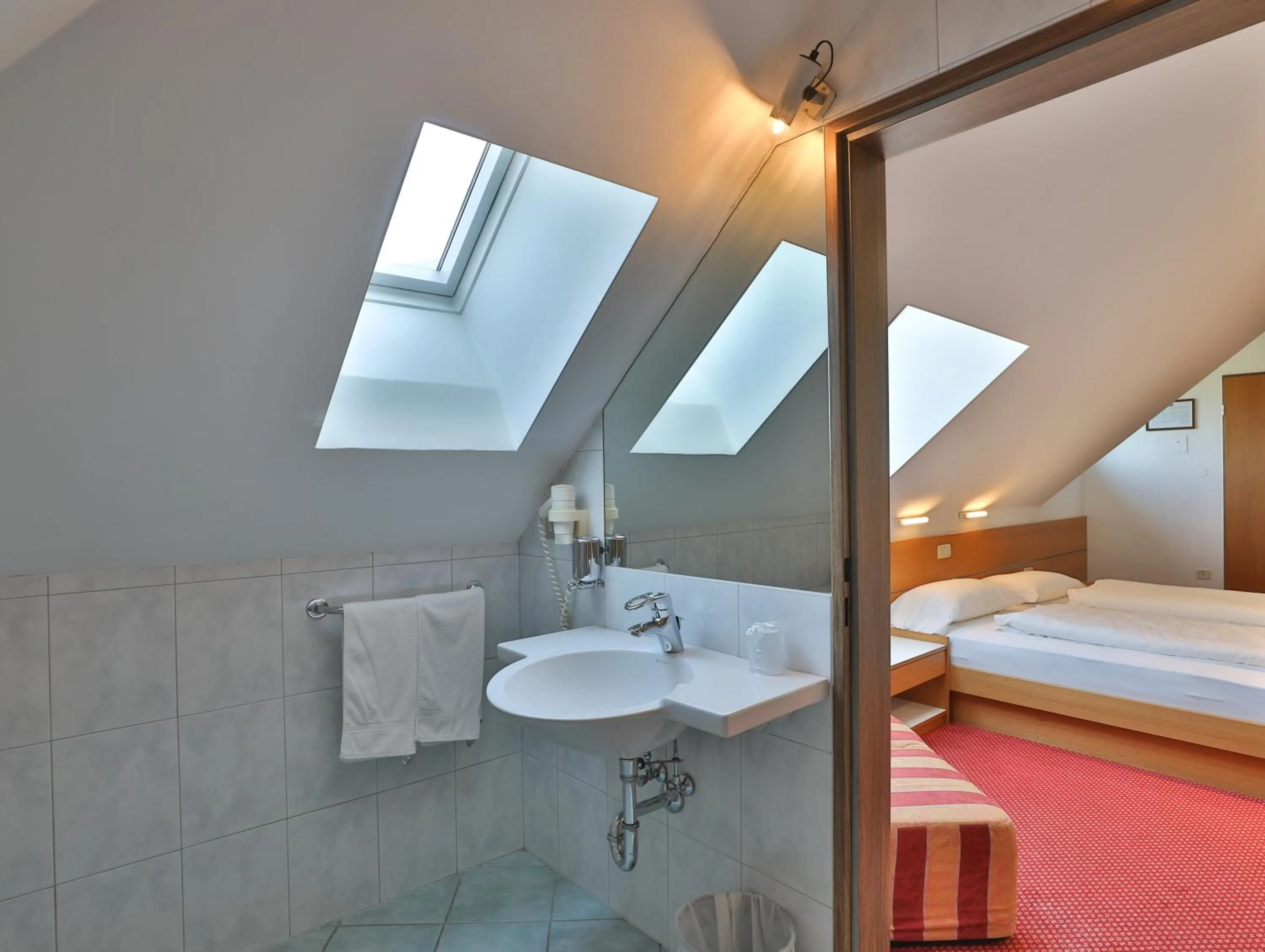 Bed in Hotel Sparerhof