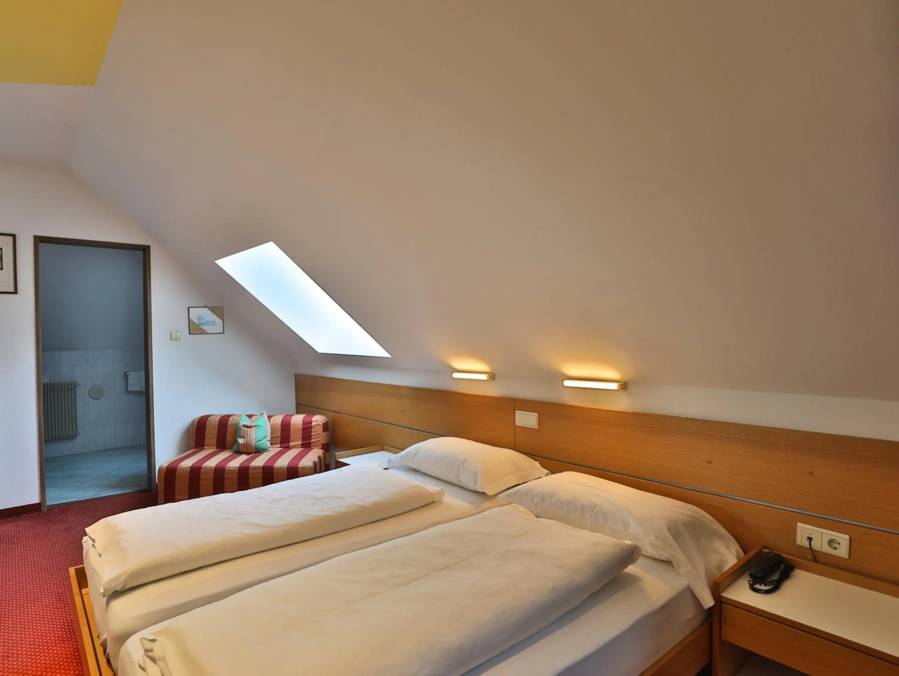 Bed in Hotel Sparerhof