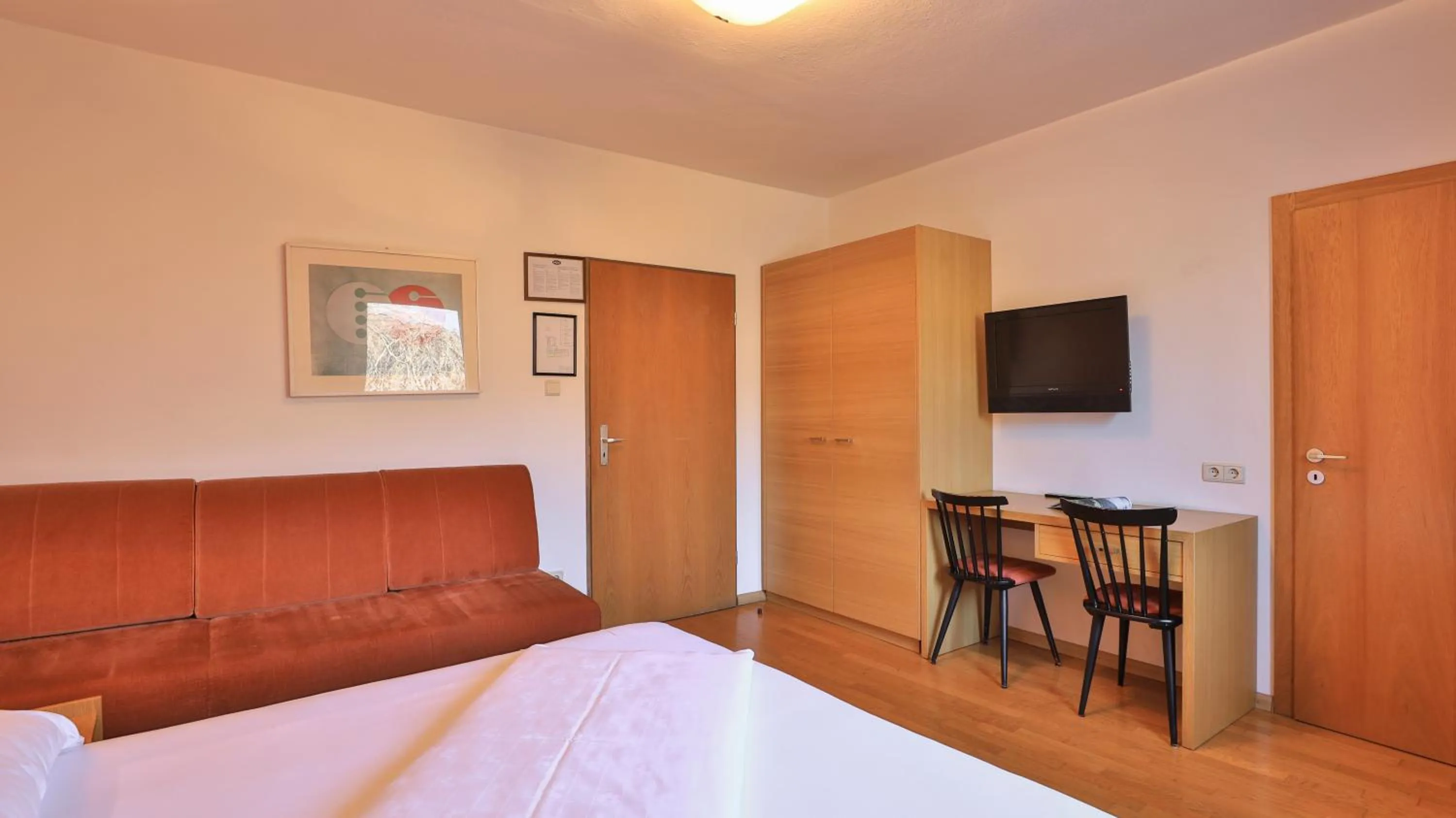 Bed in Hotel Sparerhof