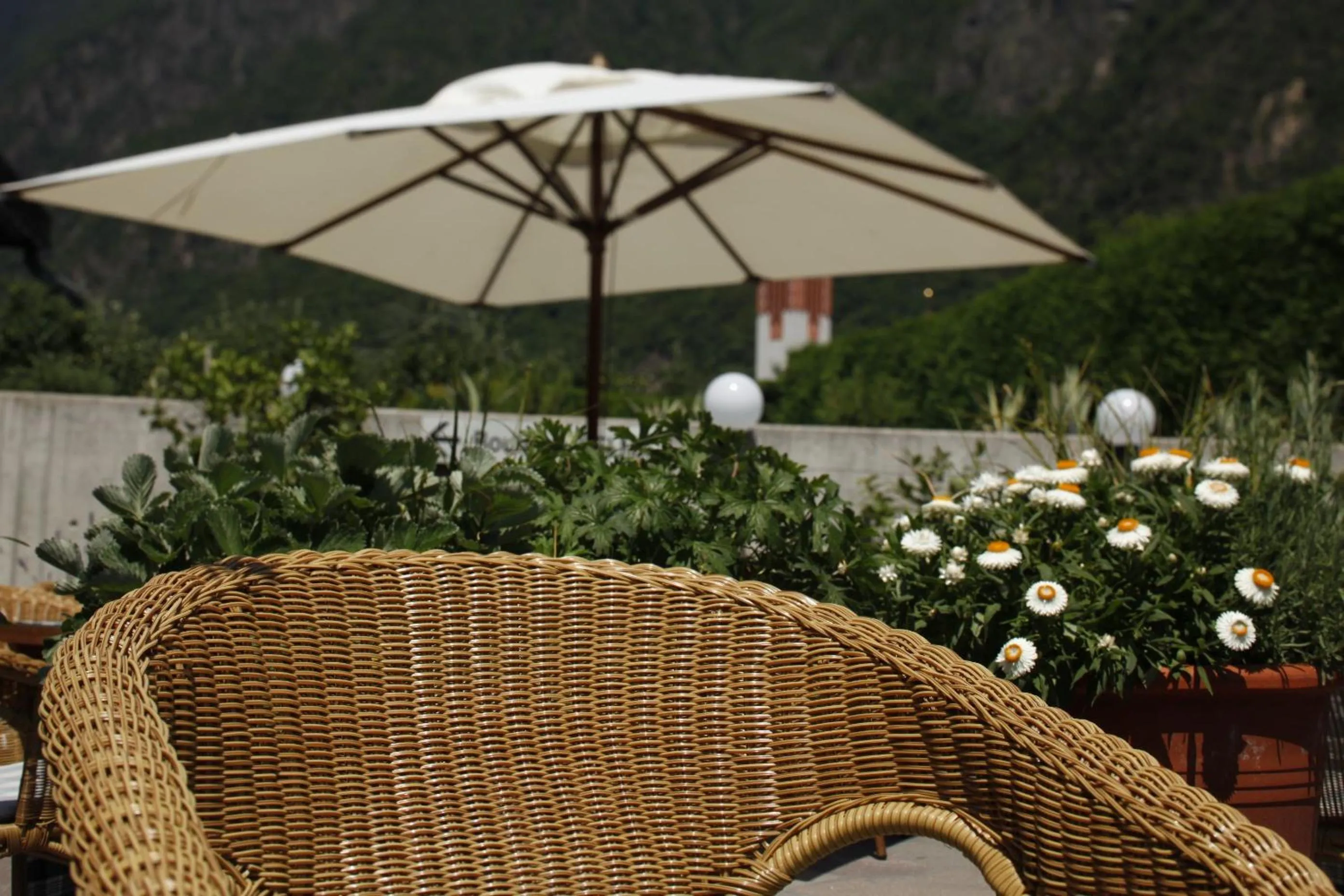 Patio in Hotel Sparerhof