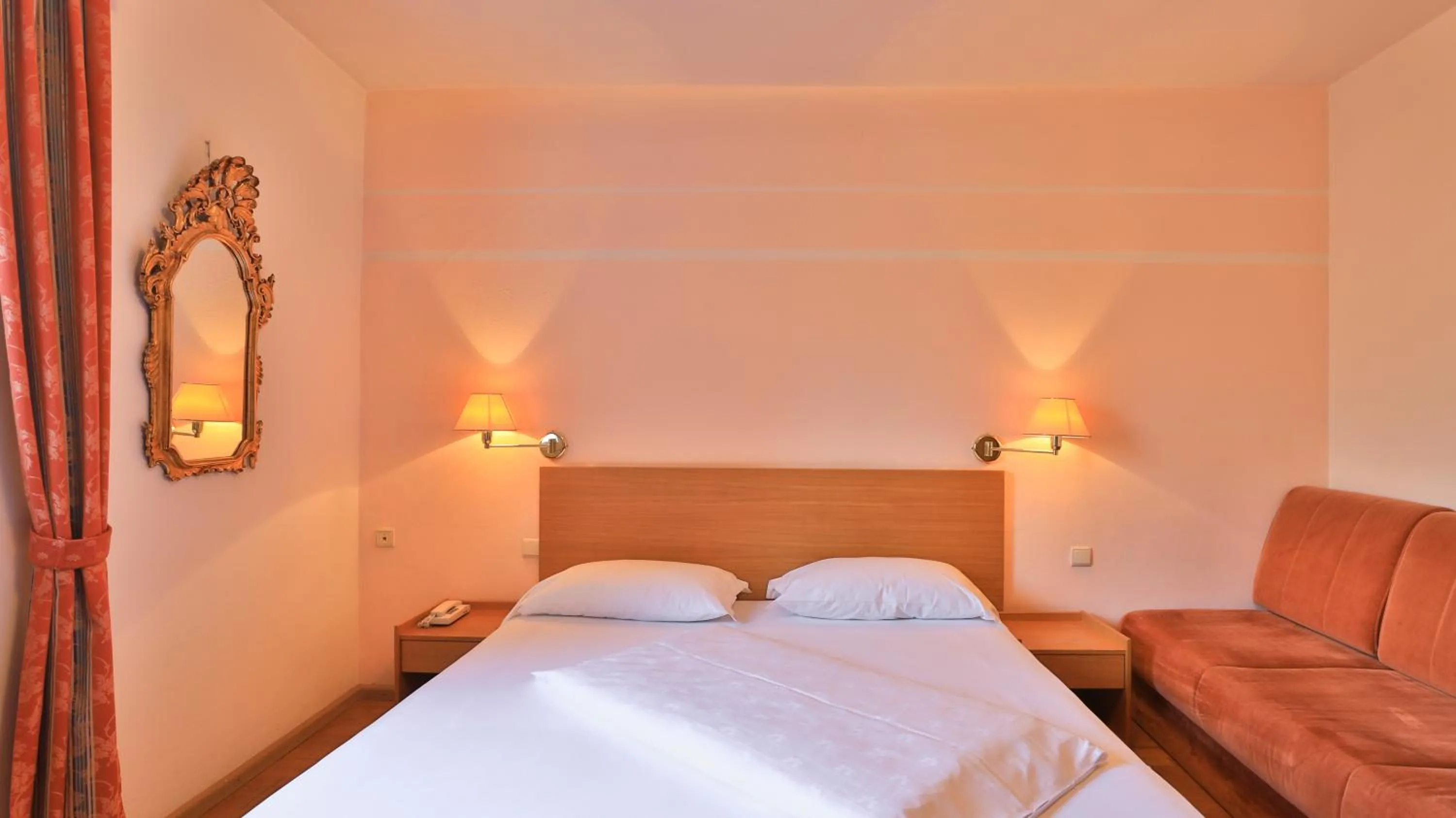 Bed in Hotel Sparerhof