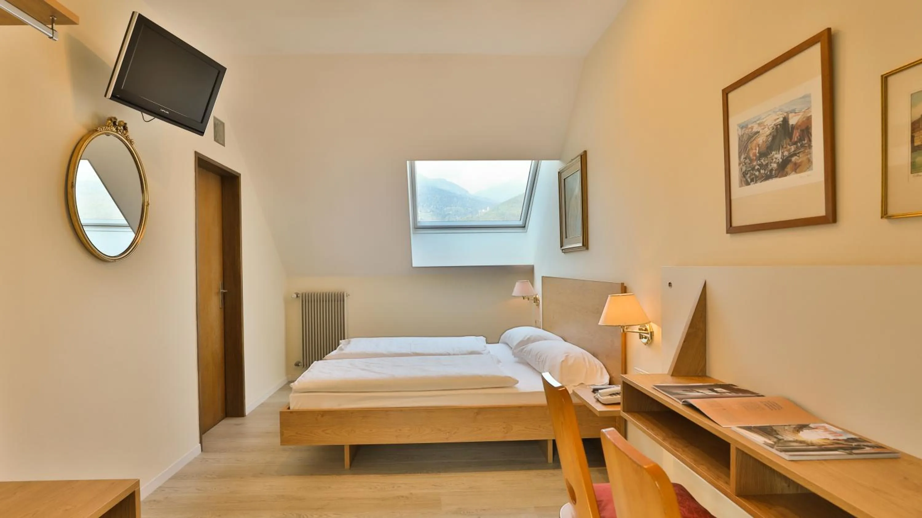 Bed in Hotel Sparerhof