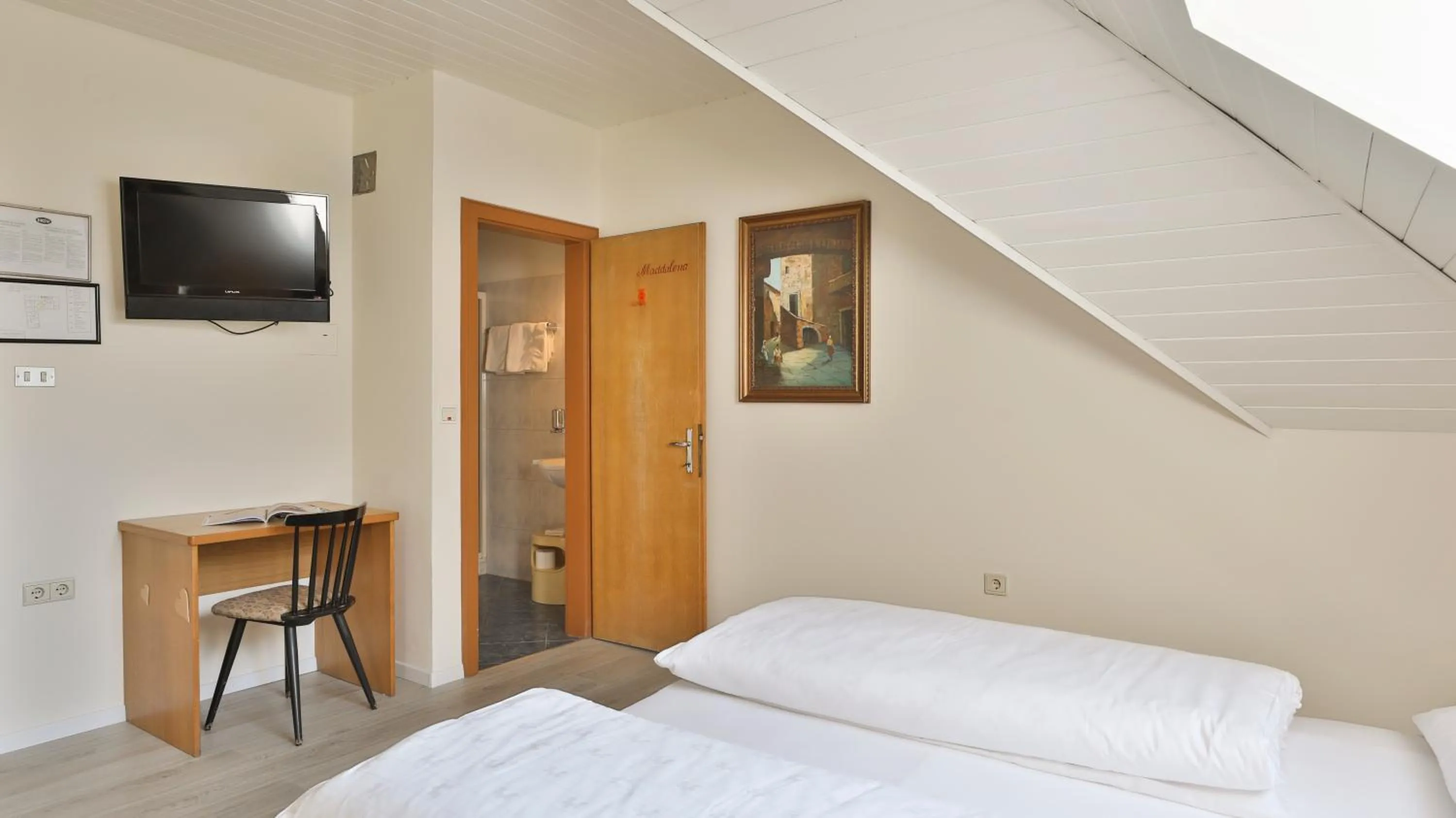 Bed in Hotel Sparerhof