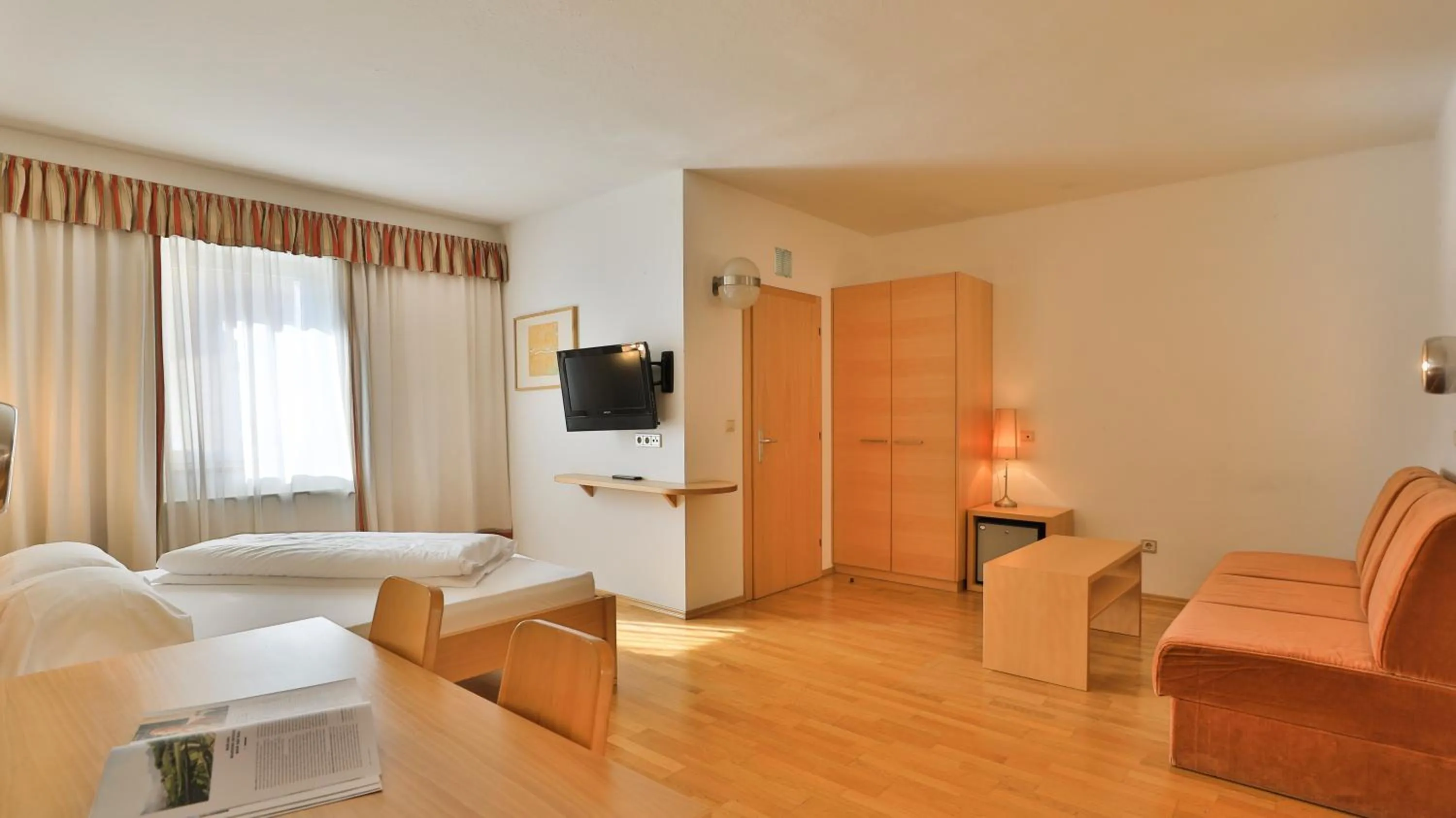 Bed in Hotel Sparerhof