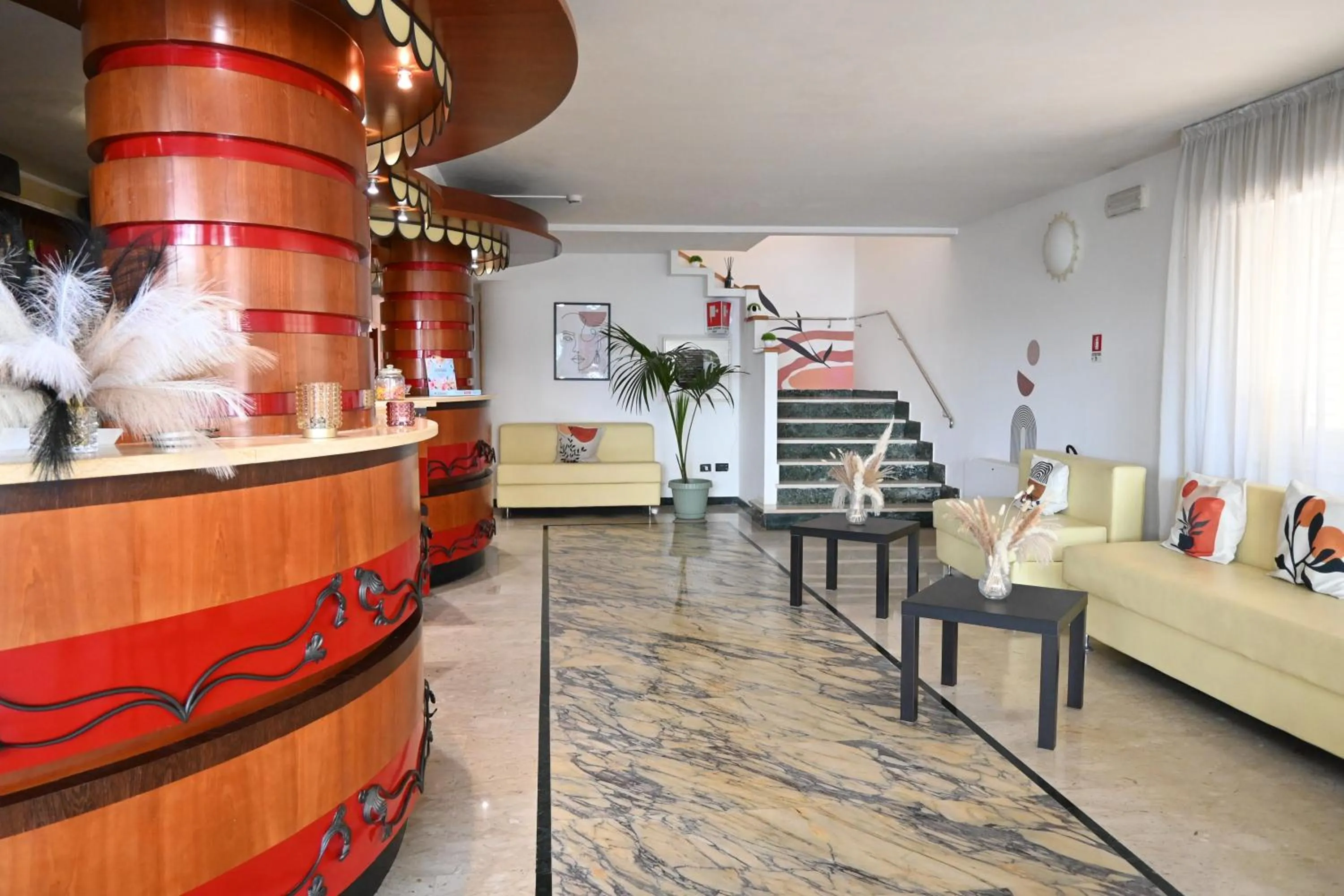 Lobby or reception in Hotel B&B Ardea Rimini