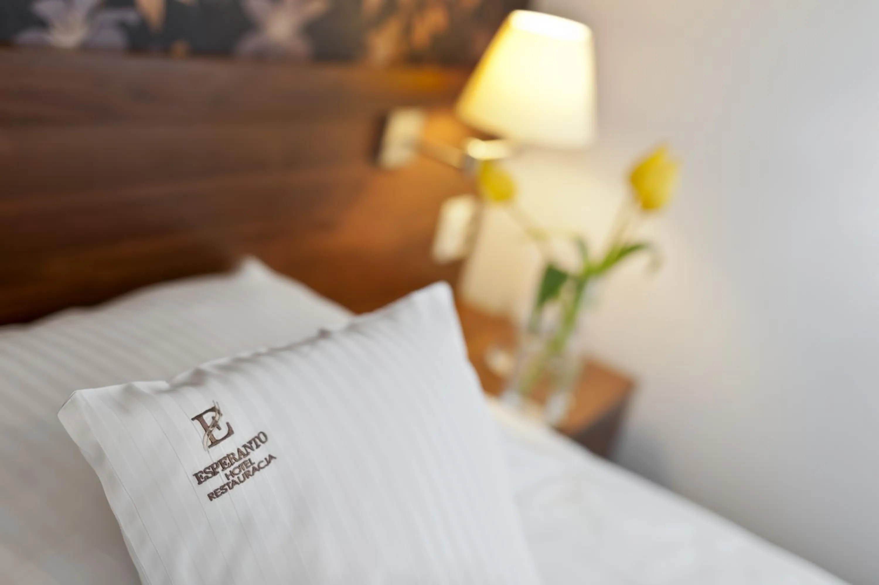 Decorative detail, Bed in Hotel Esperanto