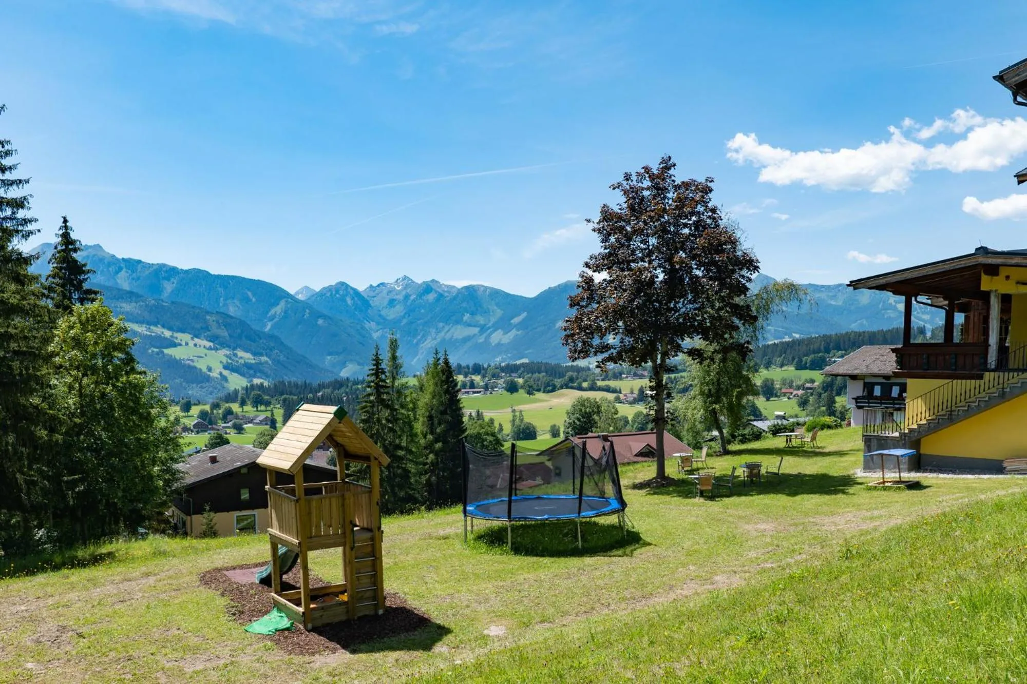 Children play ground in Mountain Hotel & Hostel
