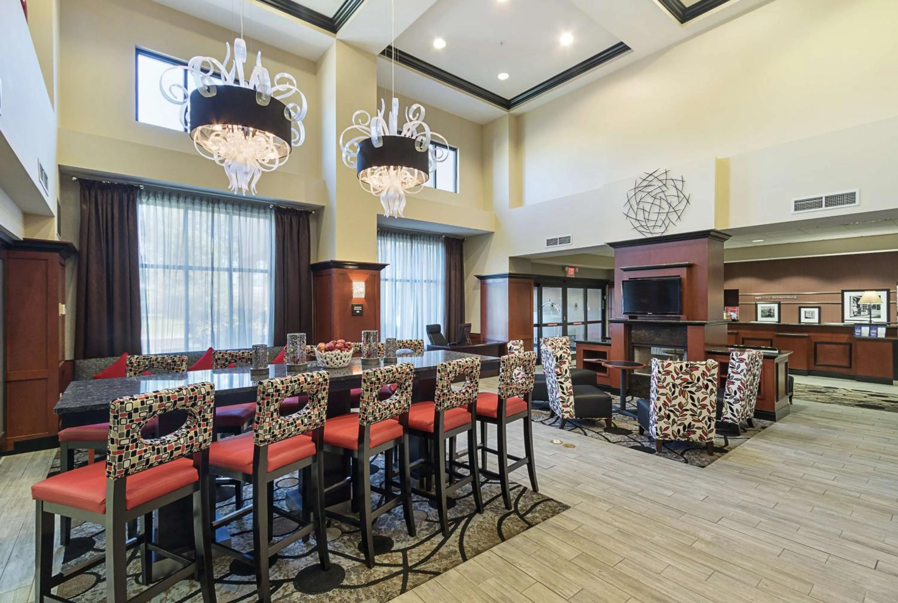 Lobby or reception in Hampton Inn and Suites Indianapolis/Brownsburg