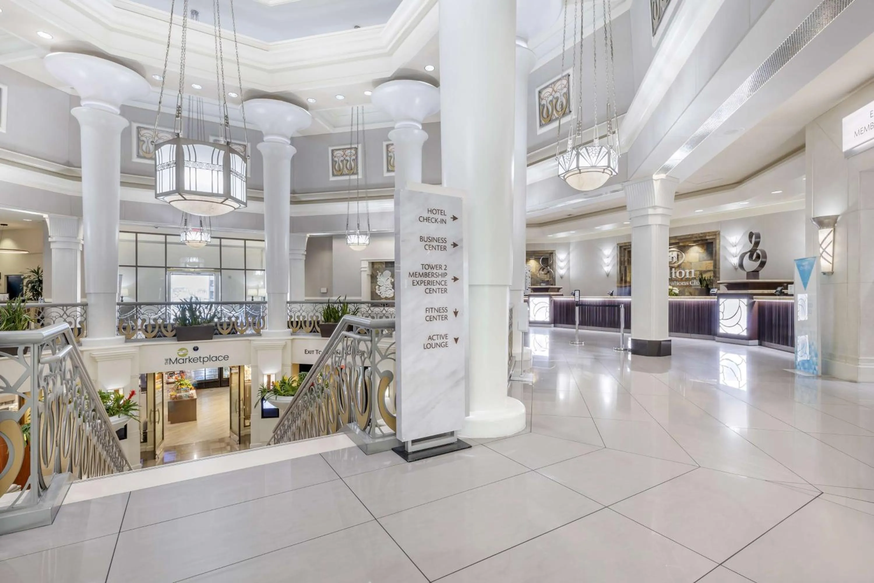 Lobby or reception in Hilton Grand Vacations Club on the Las Vegas Strip