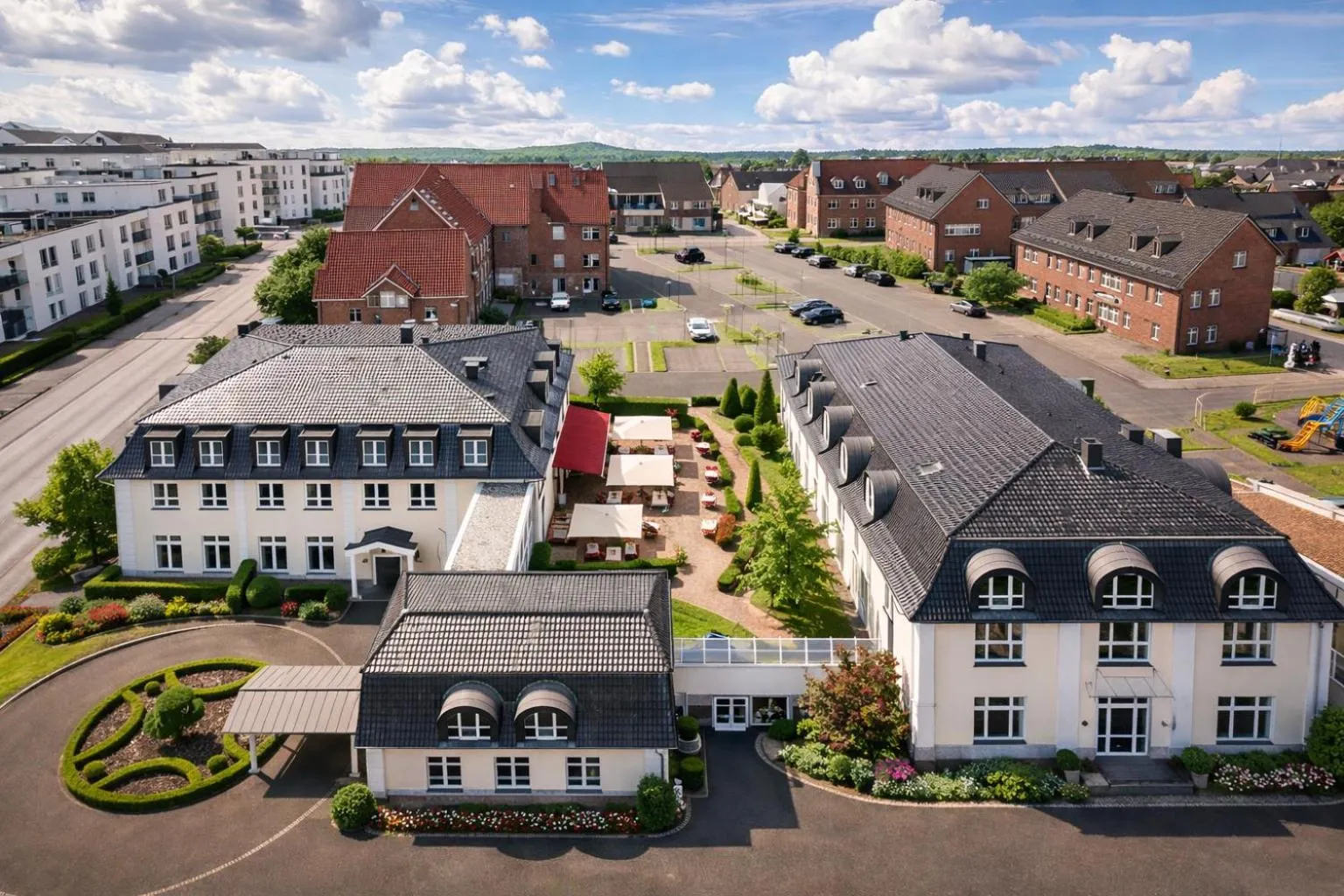 Bird's eye view in Hotel Sonne