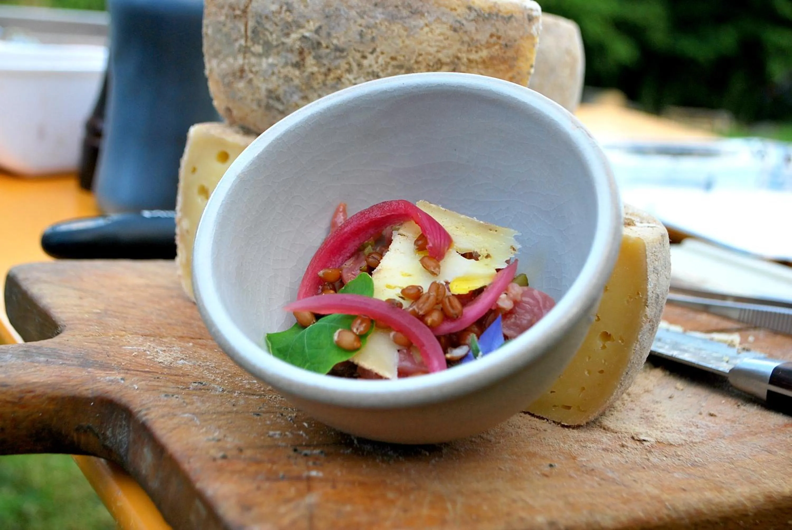 Food close-up in Hotel - Restaurant Les 3 Piliers