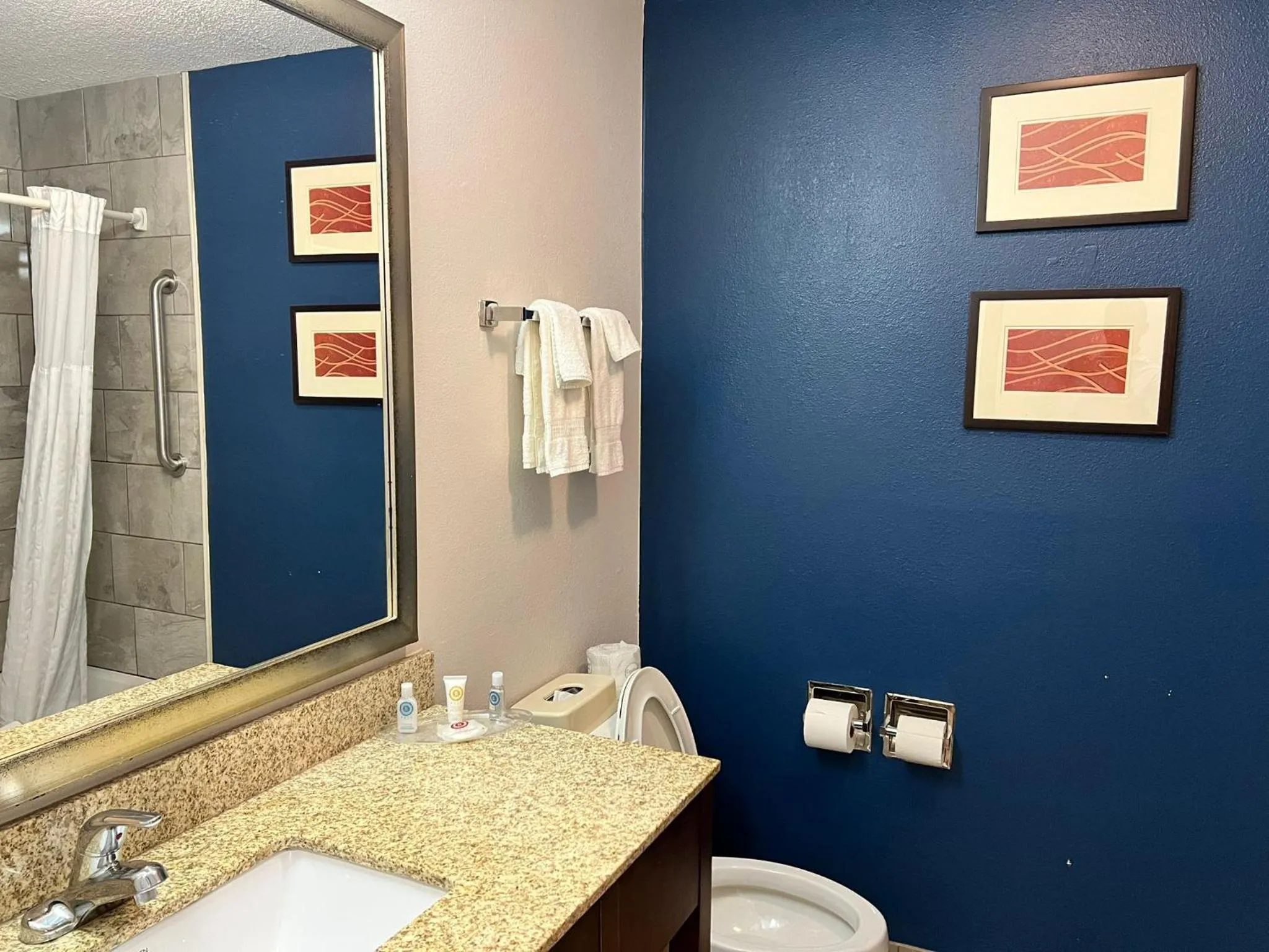 Shower in Comfort Suites Louisville East