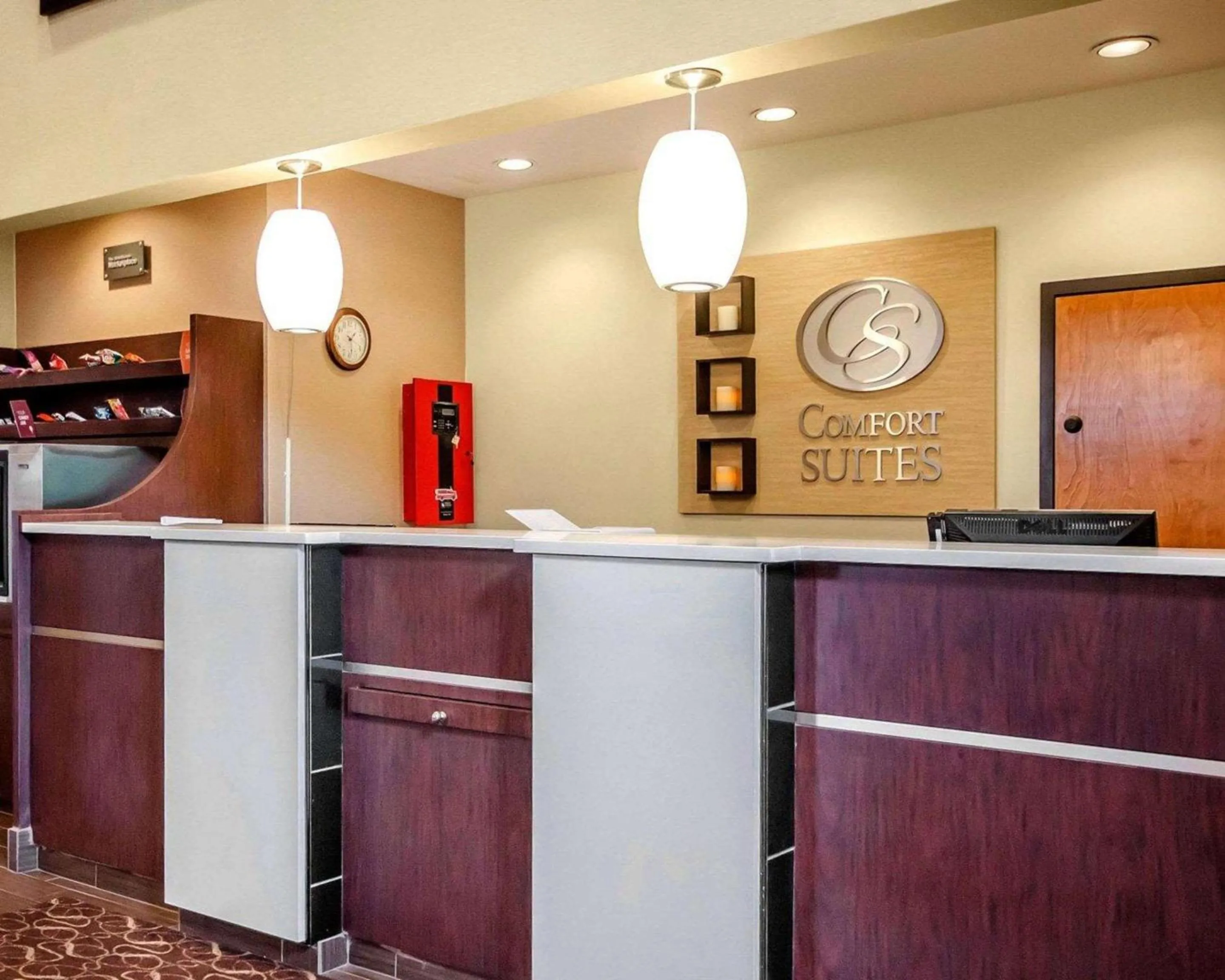 Lobby or reception in Comfort Suites Louisville East