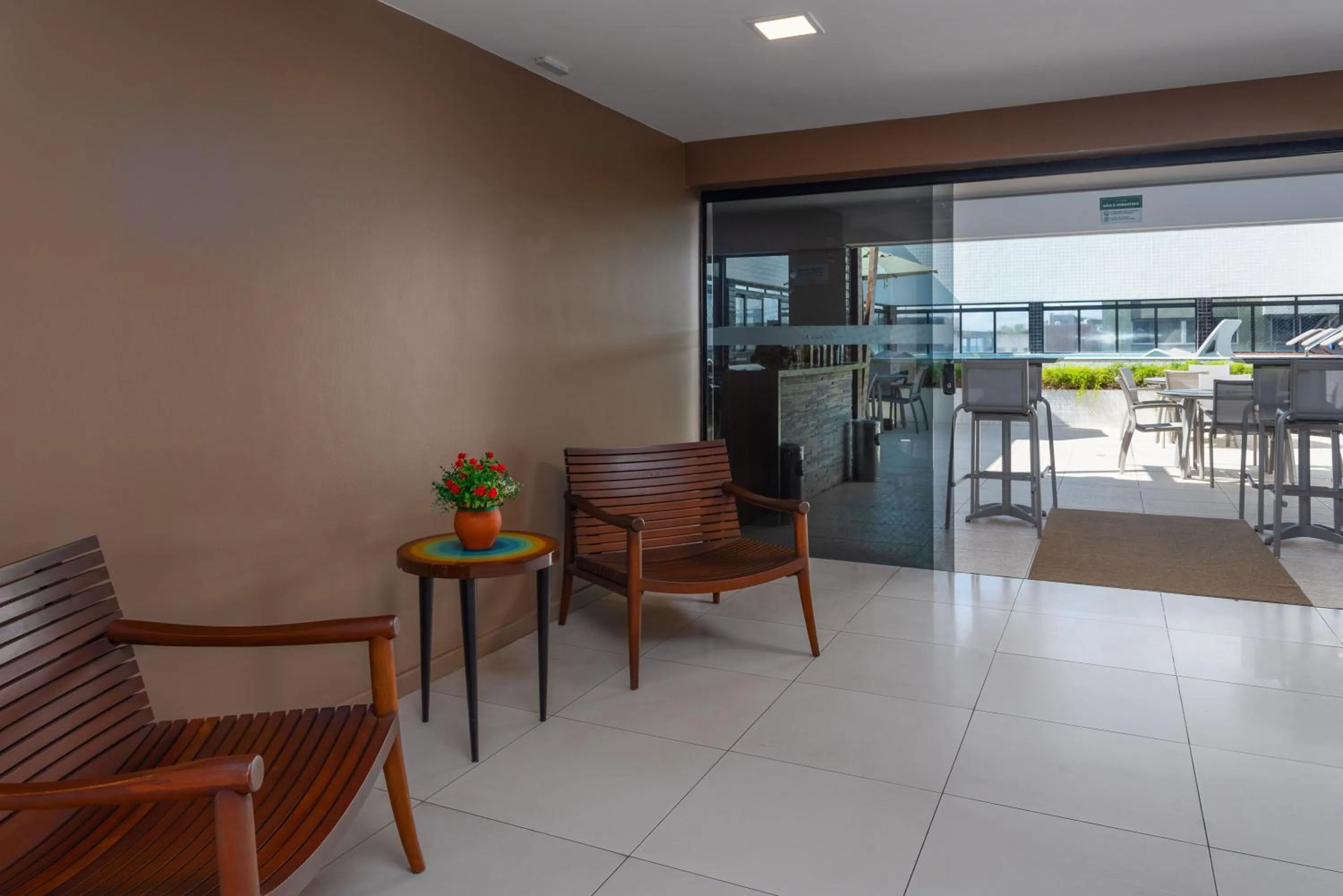 Balcony/Terrace in Palms Ponta Verde by Tropicalis