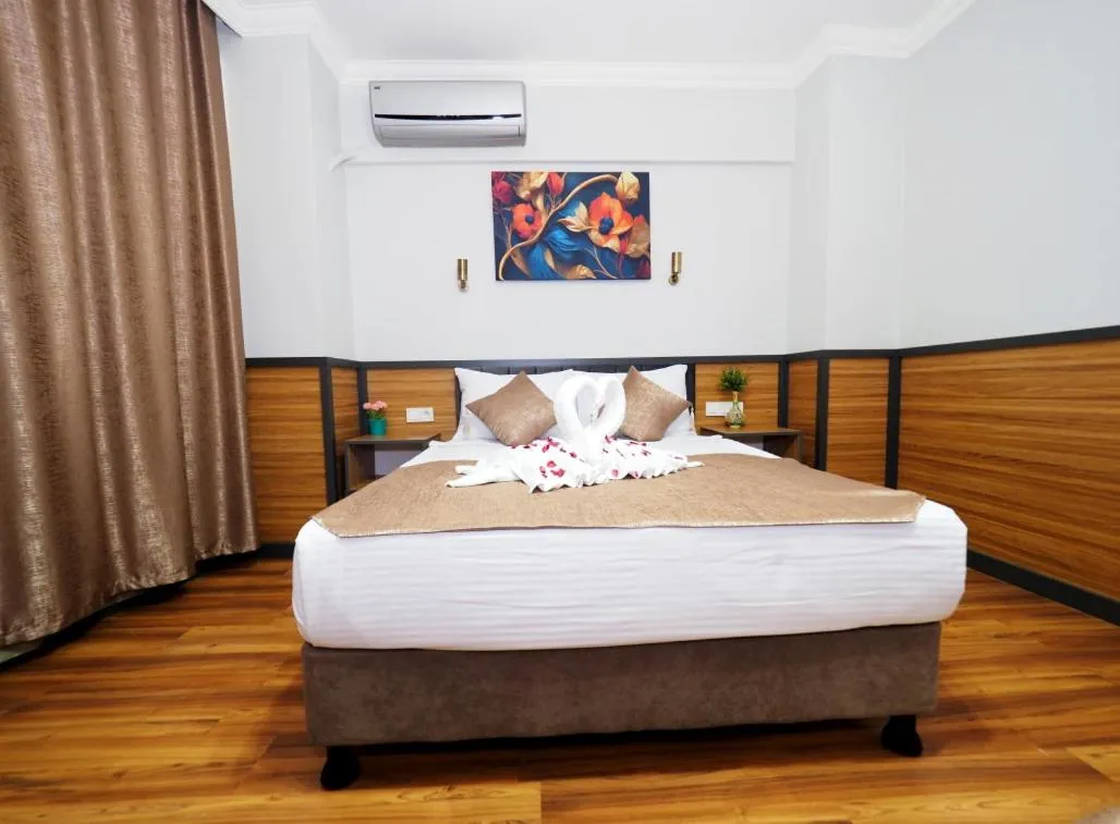 Bed in Arges old city hotel