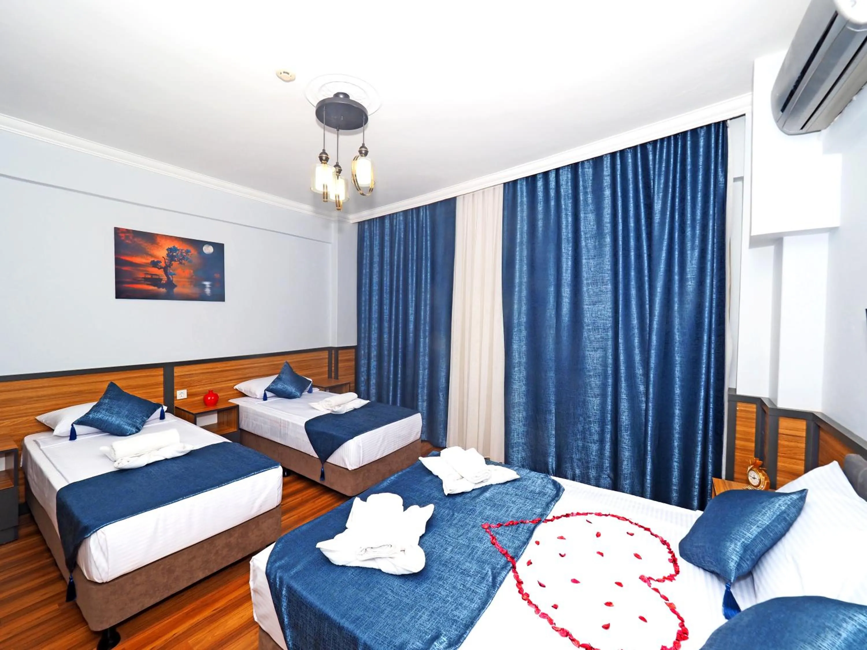 Bed in Arges old city hotel