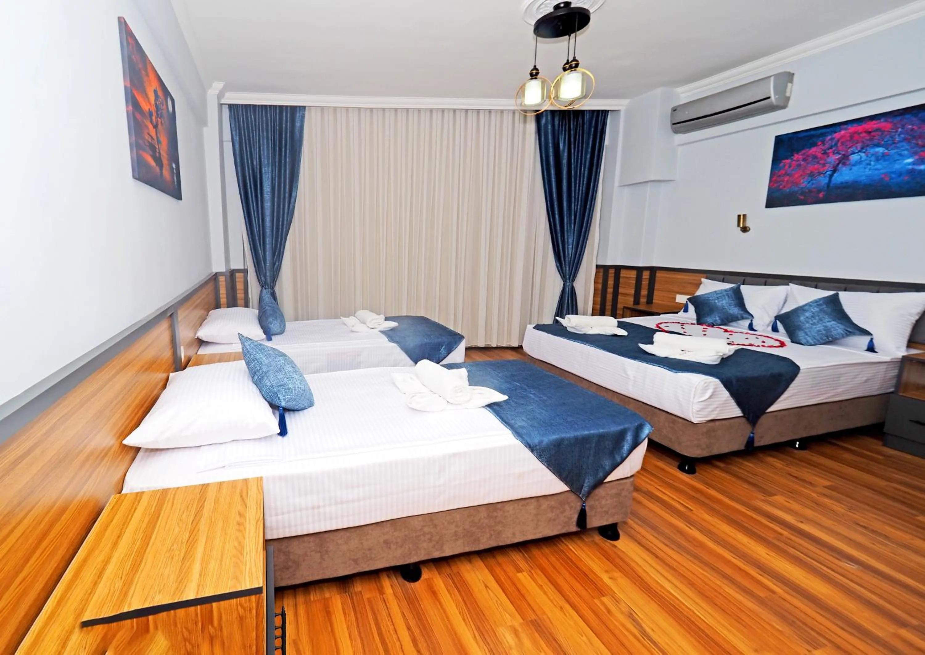 Bed in Arges old city hotel