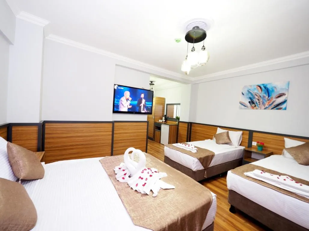 Bed in Arges old city hotel