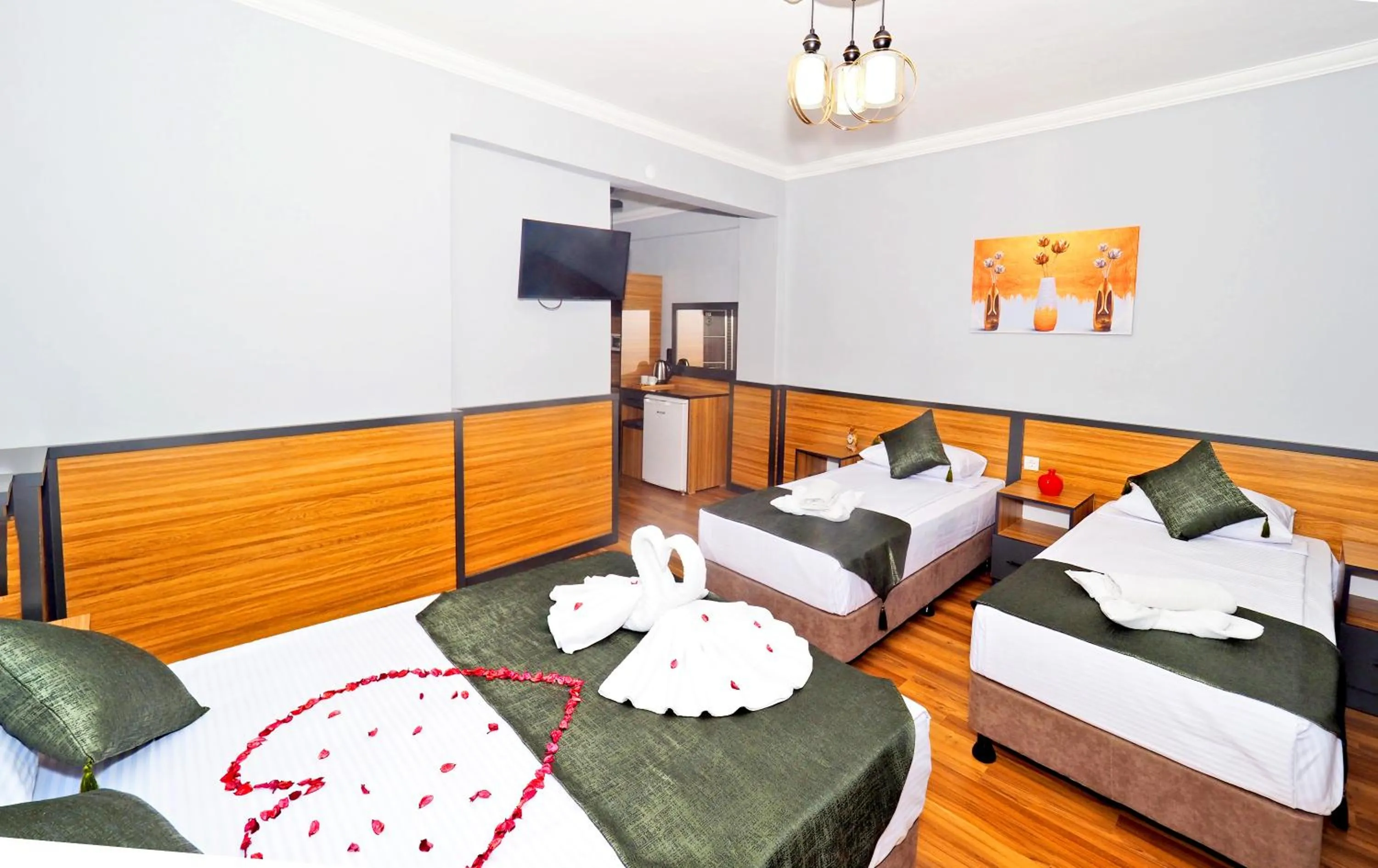 Bed in Arges old city hotel