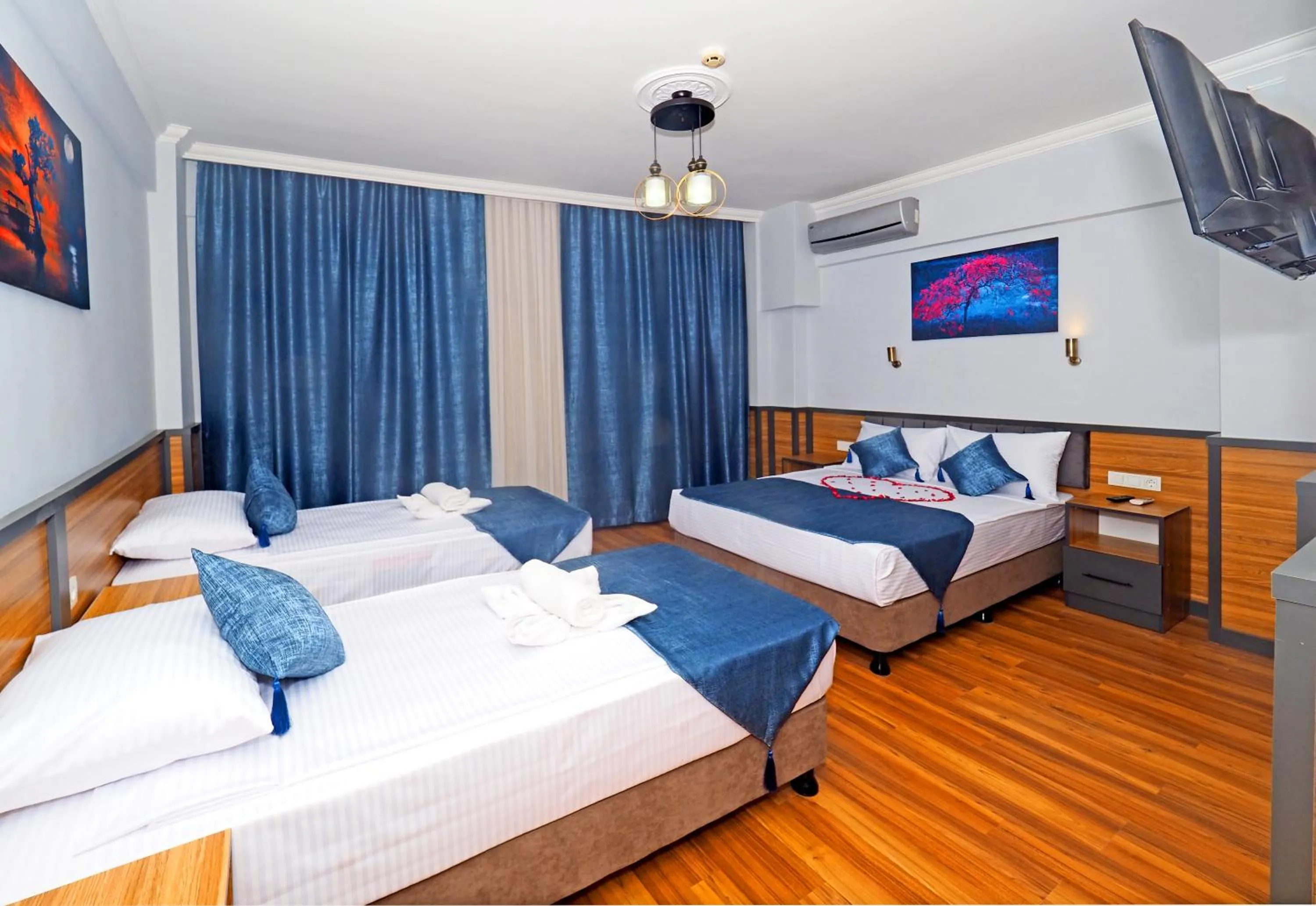 Bed in Arges old city hotel