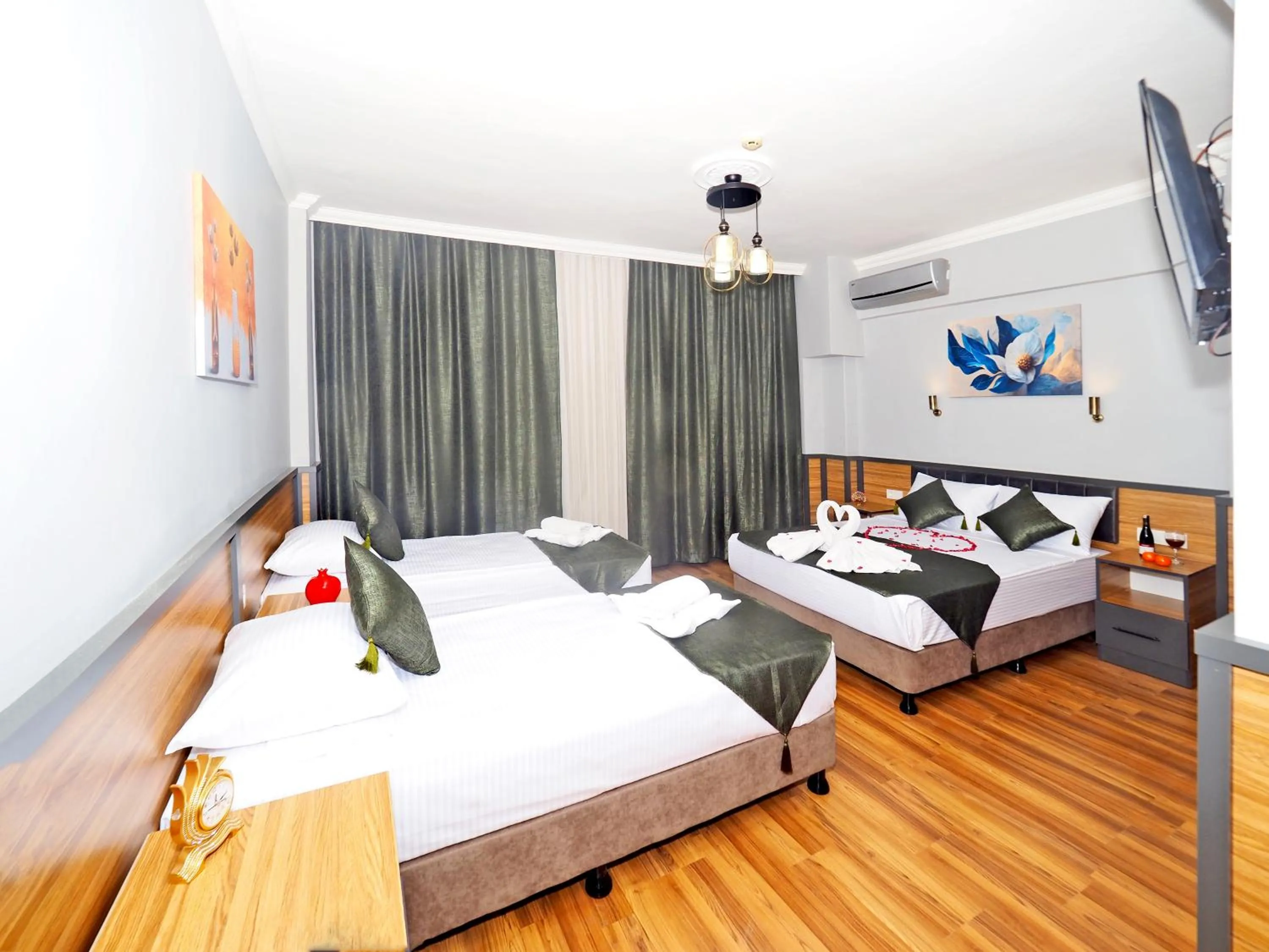 Bed in Arges old city hotel