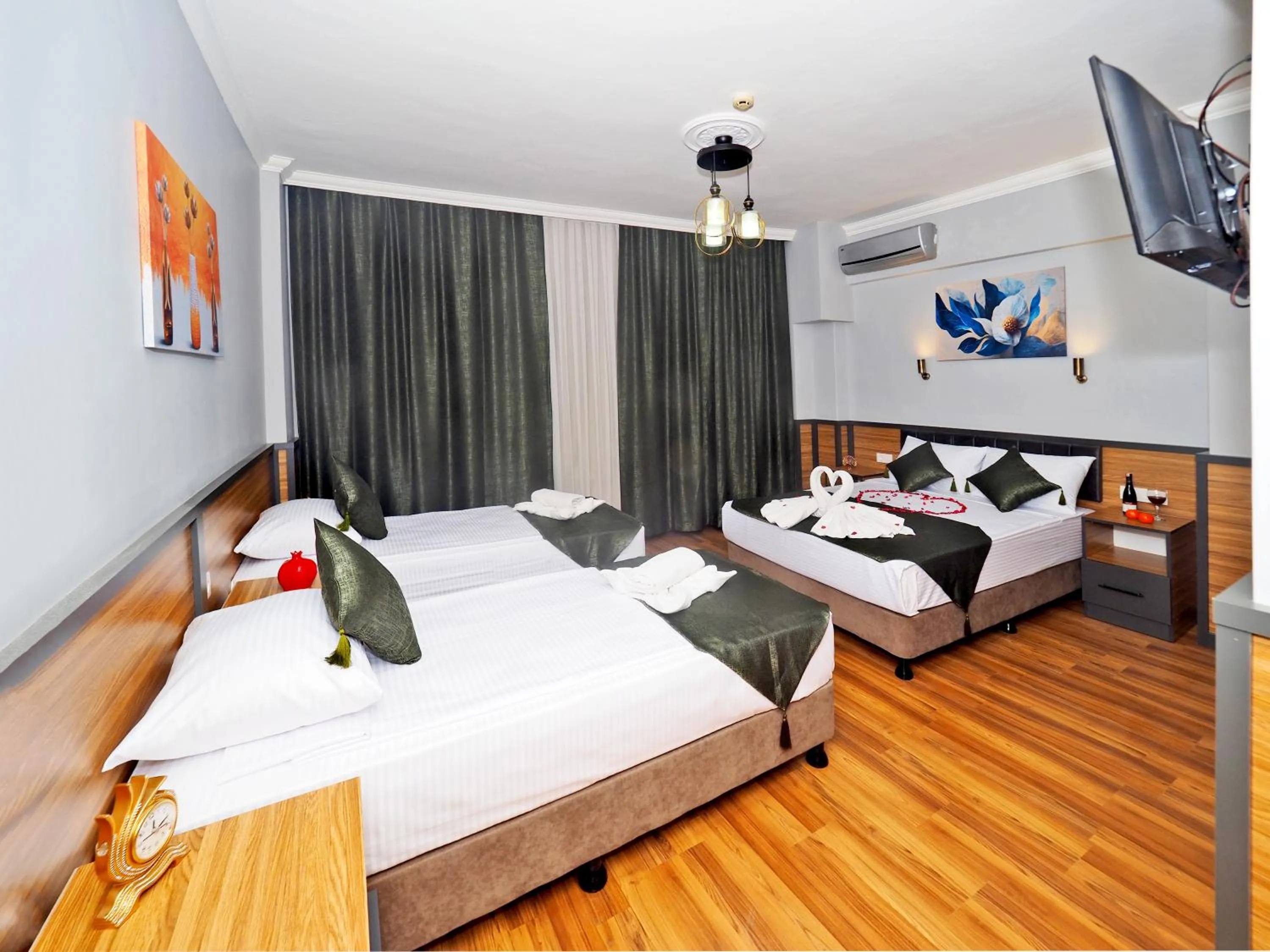 Bed in Arges old city hotel