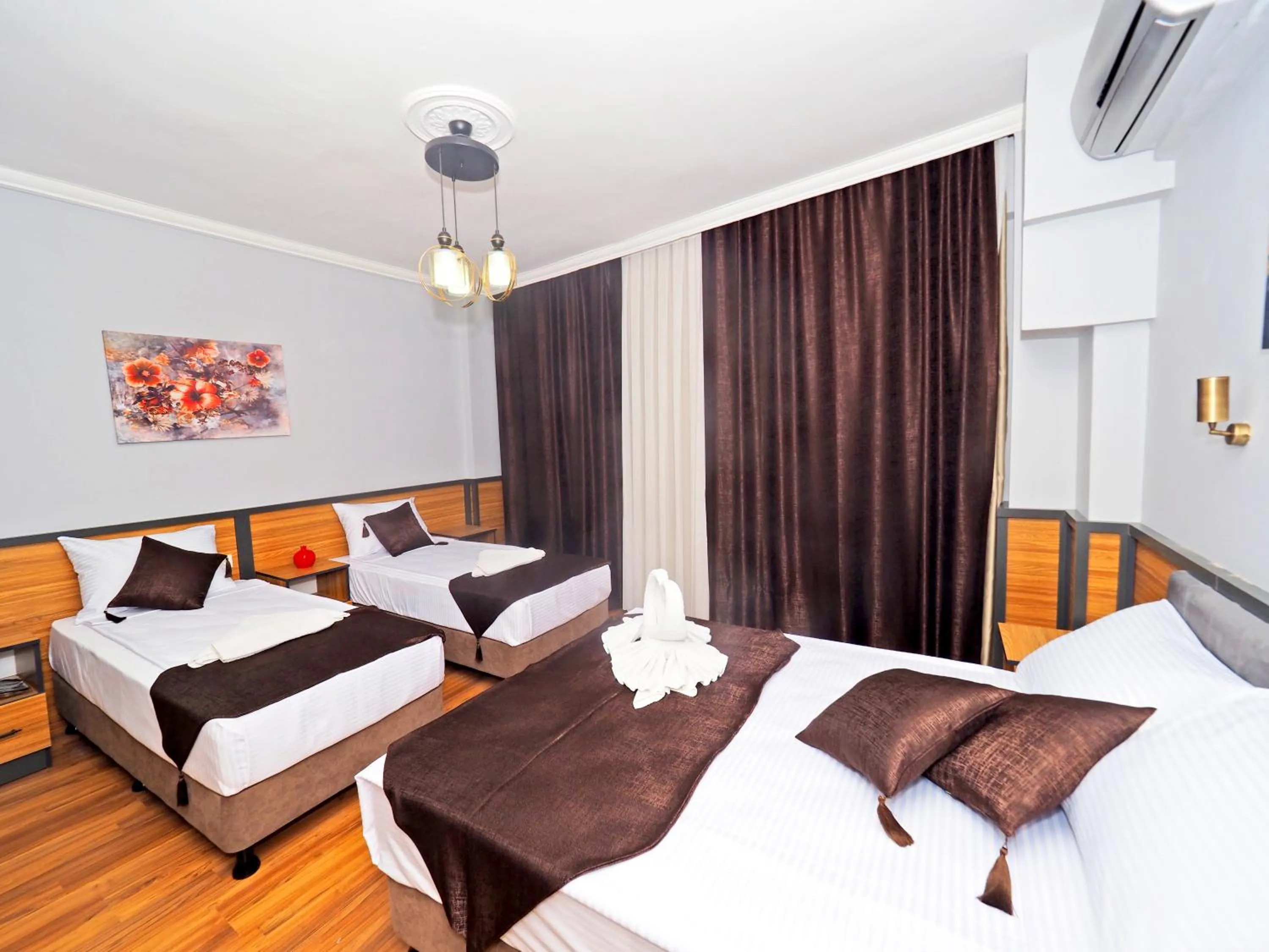 Bed in Arges old city hotel