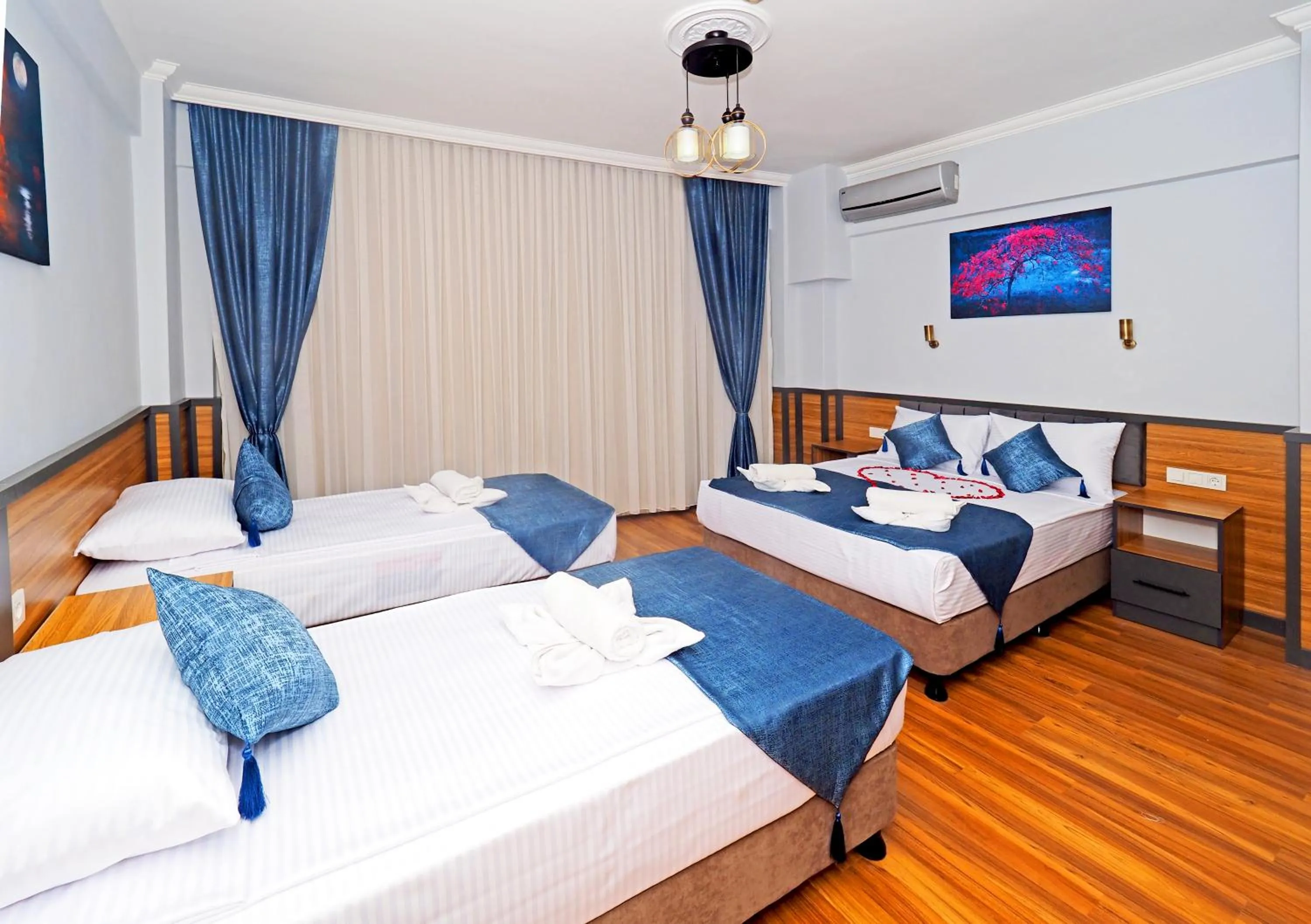 Bed in Arges old city hotel