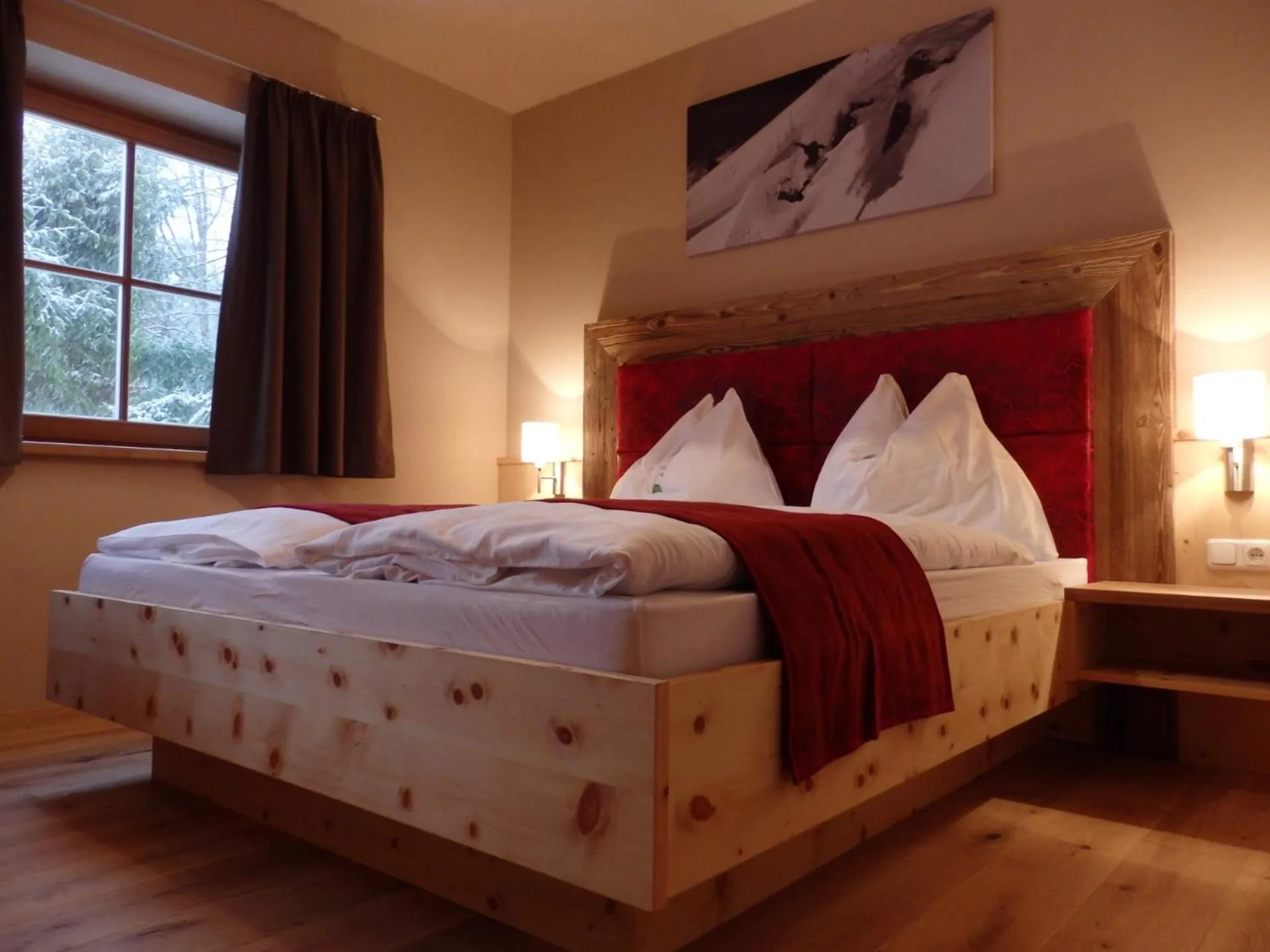 Bedroom, Bed in Sportlerhof - Alimann UaB