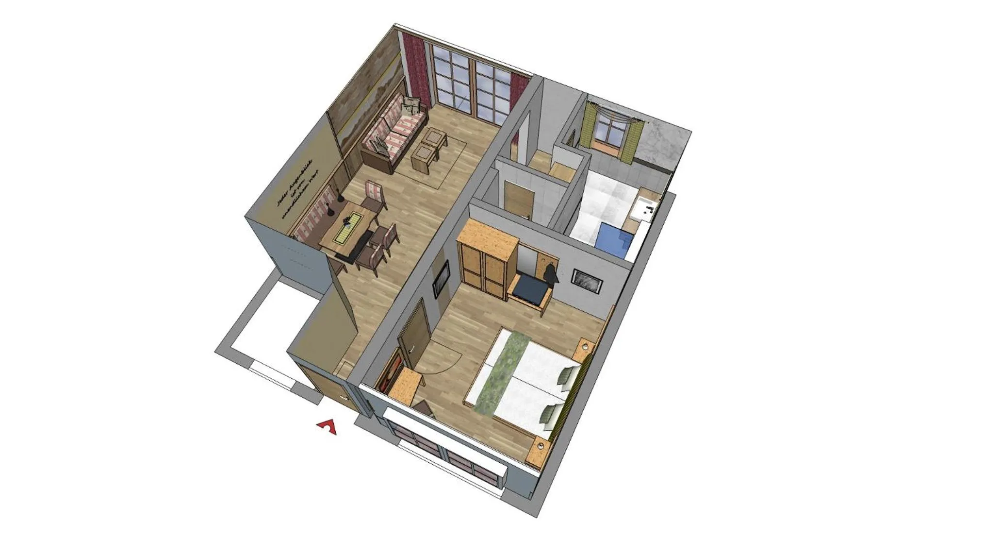 Photo of the whole room in Sportlerhof - Alimann UaB