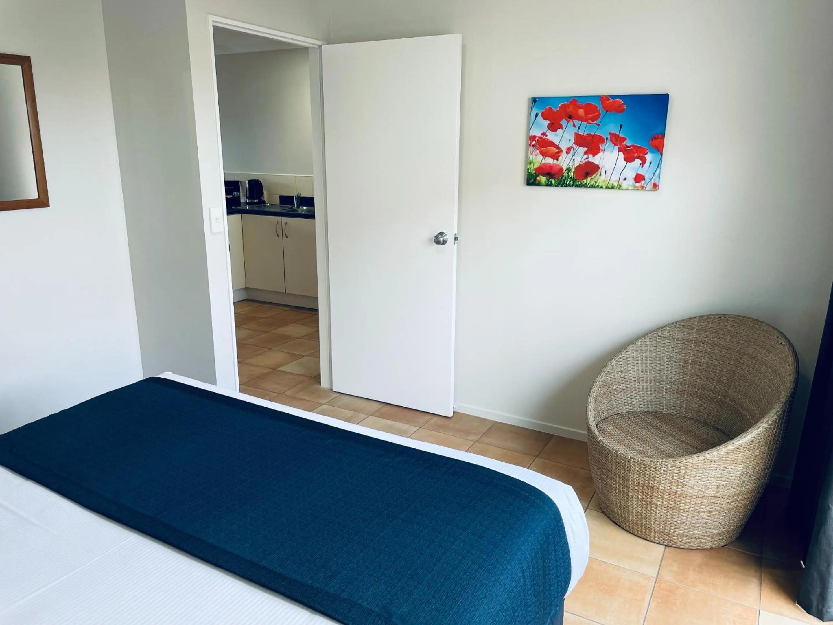 Bedroom, Bed in Cottage Park Thermal Motel