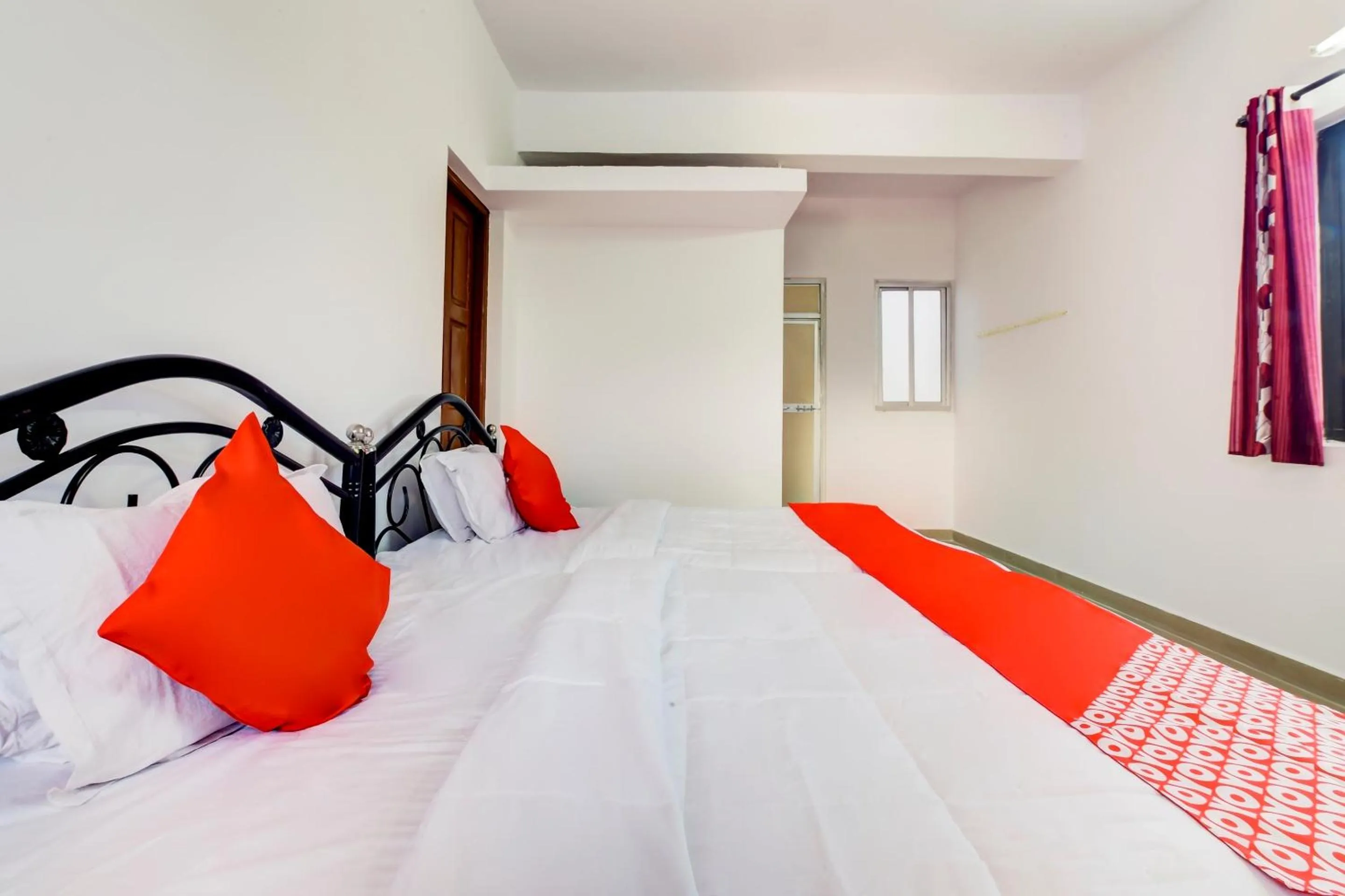 Bedroom, Bed in Hotel O Omkar Guest House Near Immaculate Conception Church