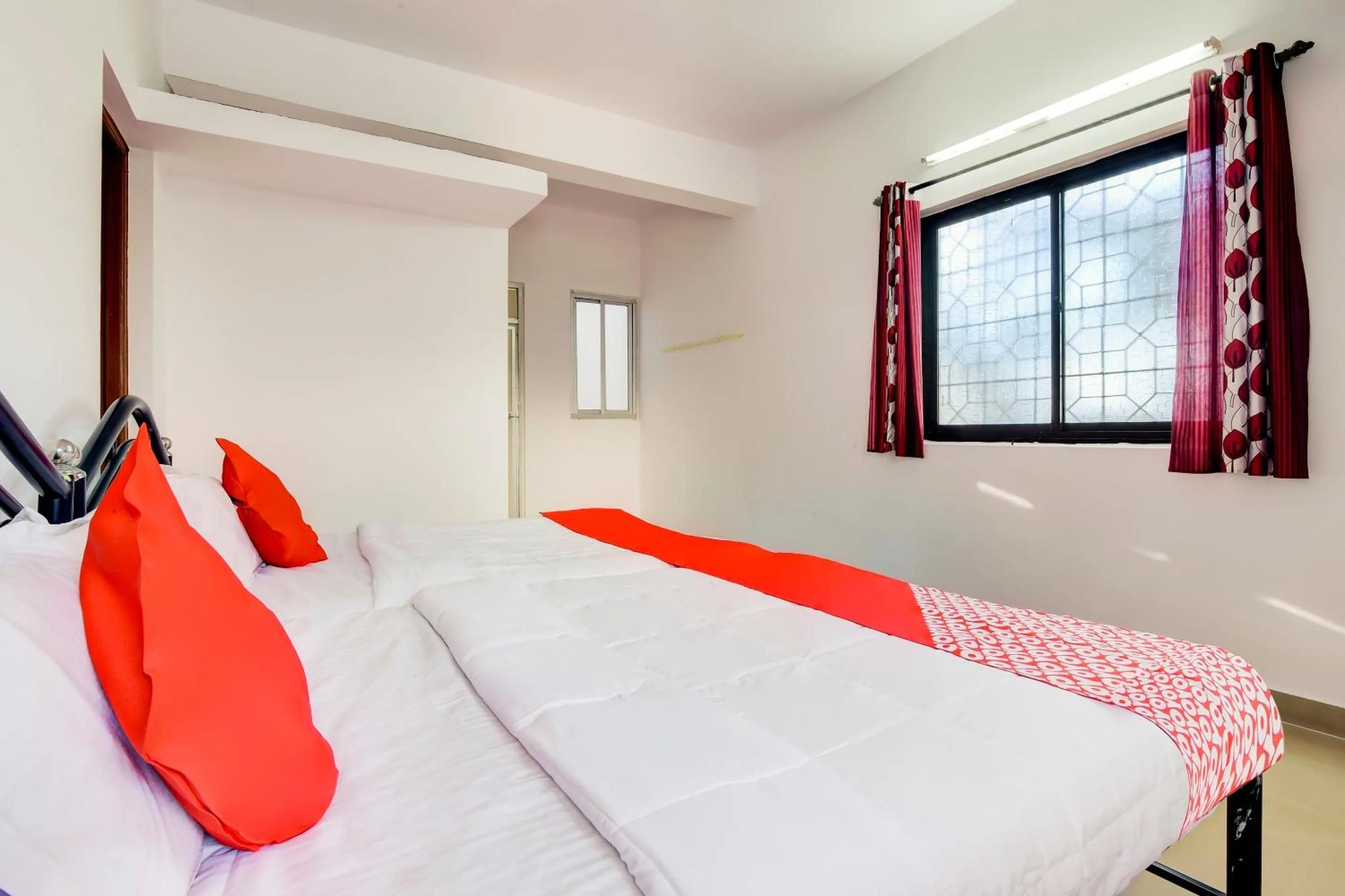 Bedroom, Bed in Hotel O Omkar Guest House Near Immaculate Conception Church