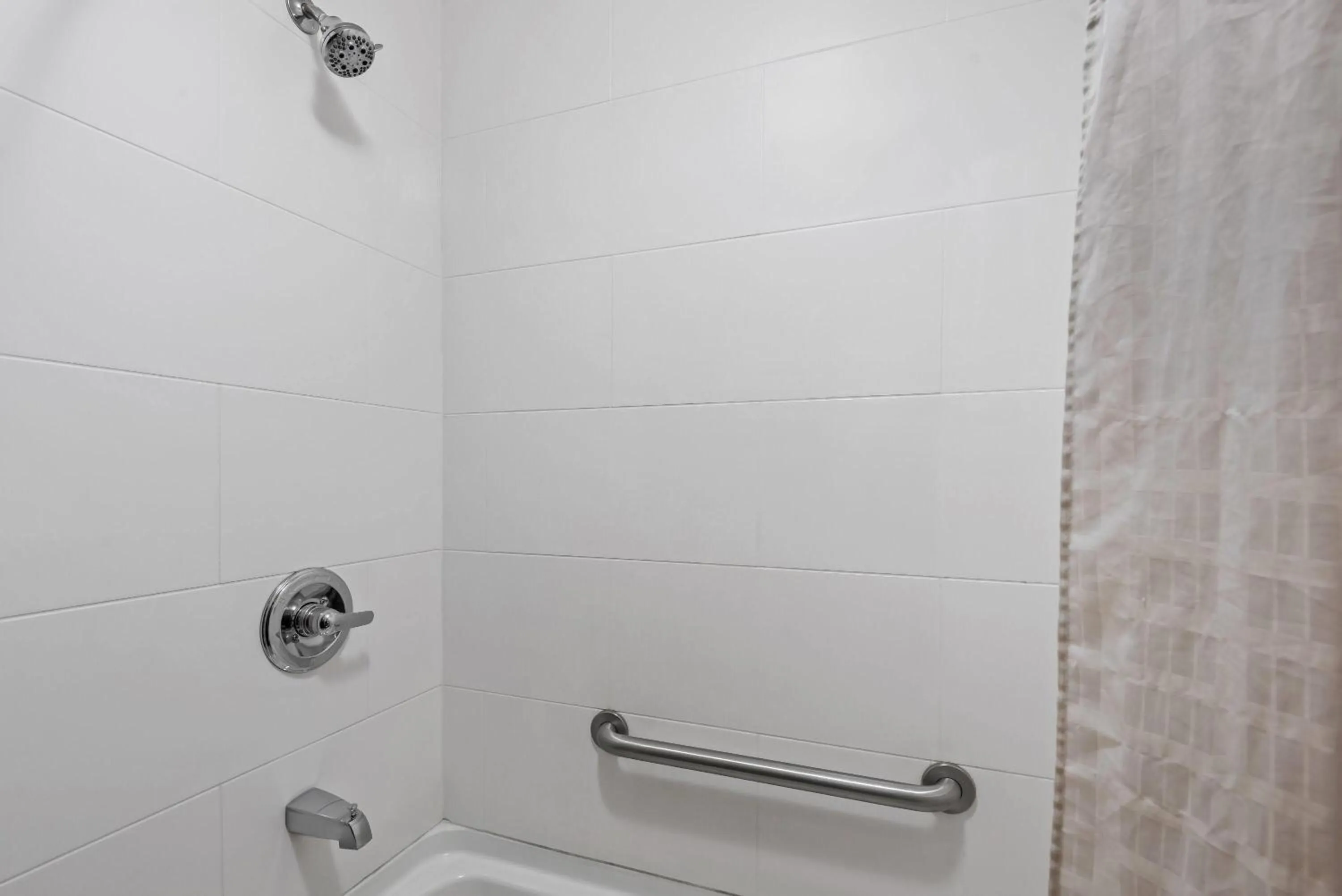 Bathroom in Super 8 by Wyndham Terre Haute