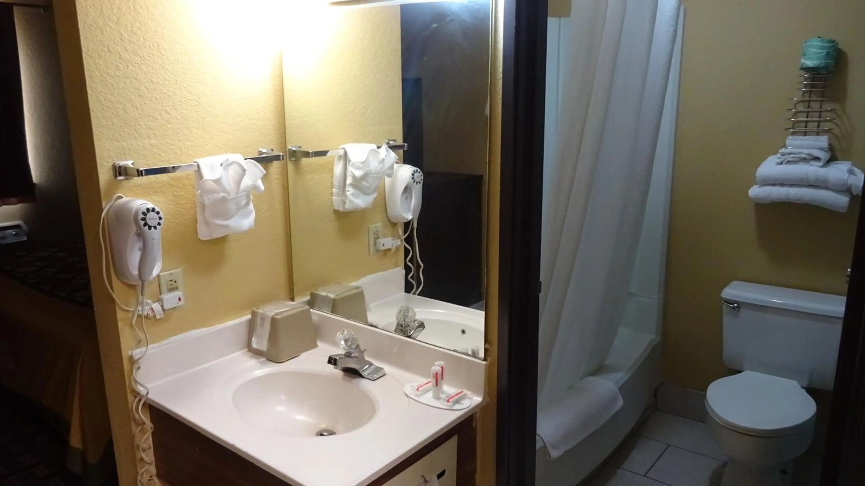 Bathroom in Super 8 by Wyndham Terre Haute