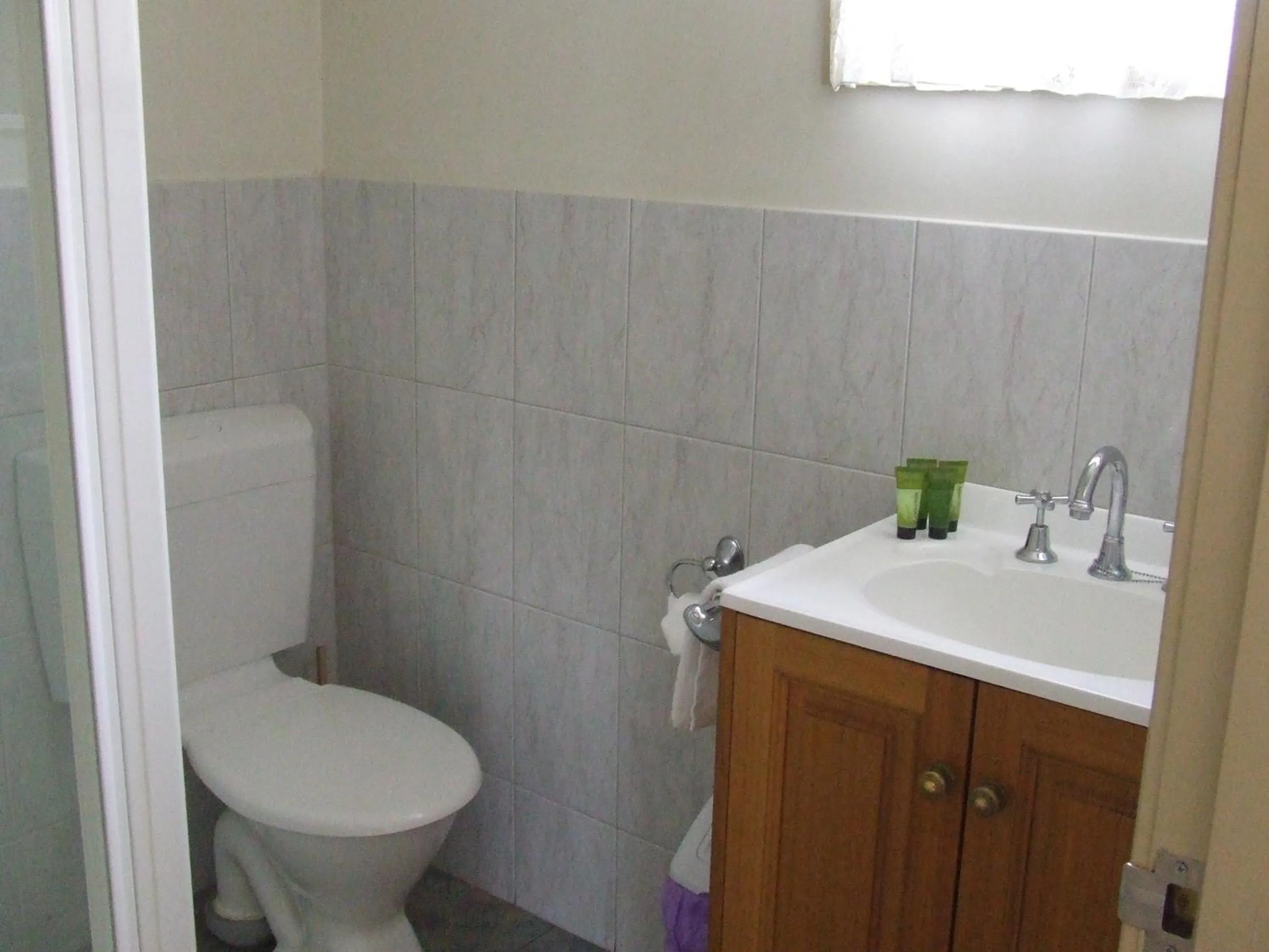 Toilet in Queechy Motel