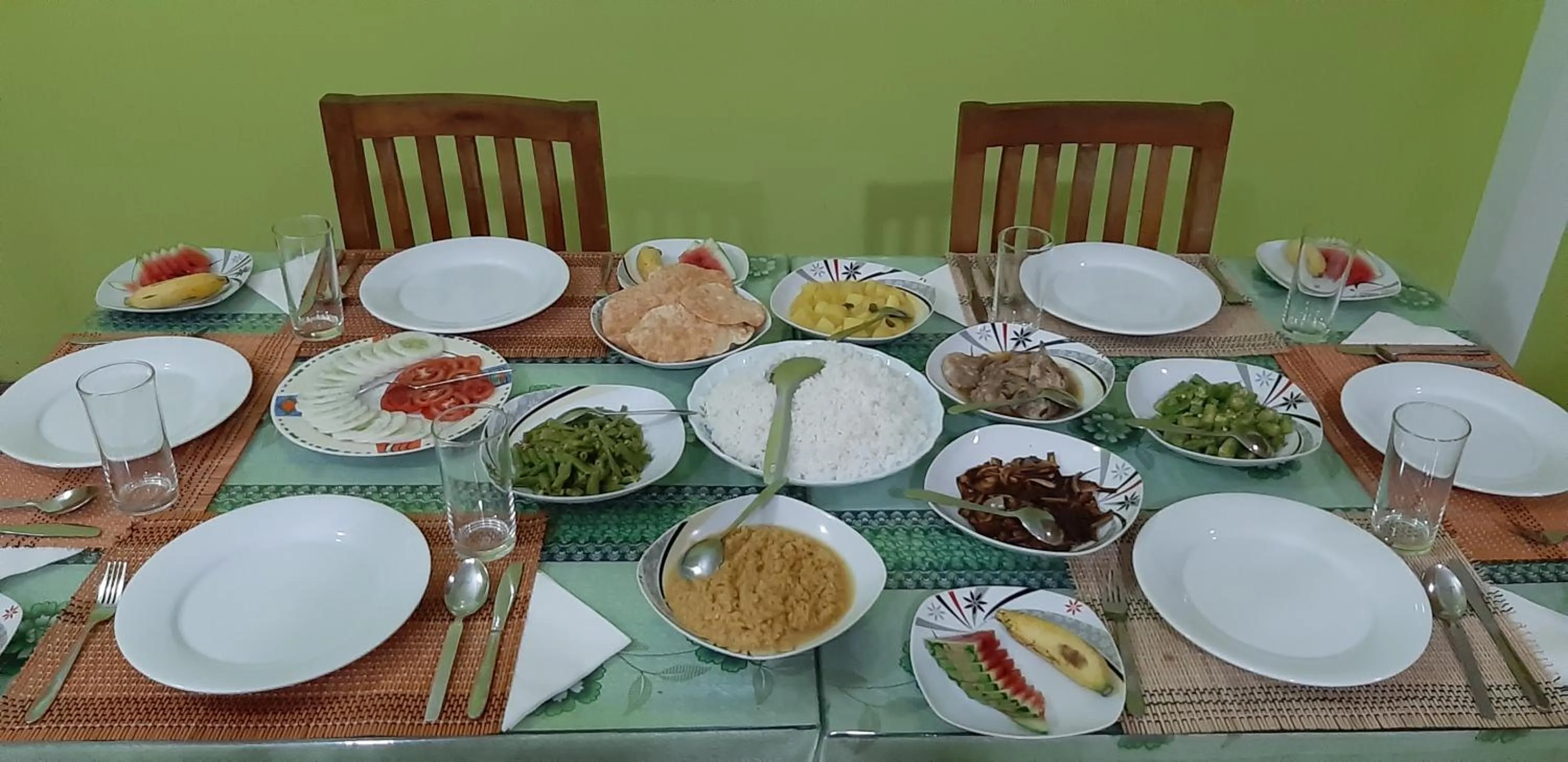 Food and drinks in Butterfly Homestead Hotel