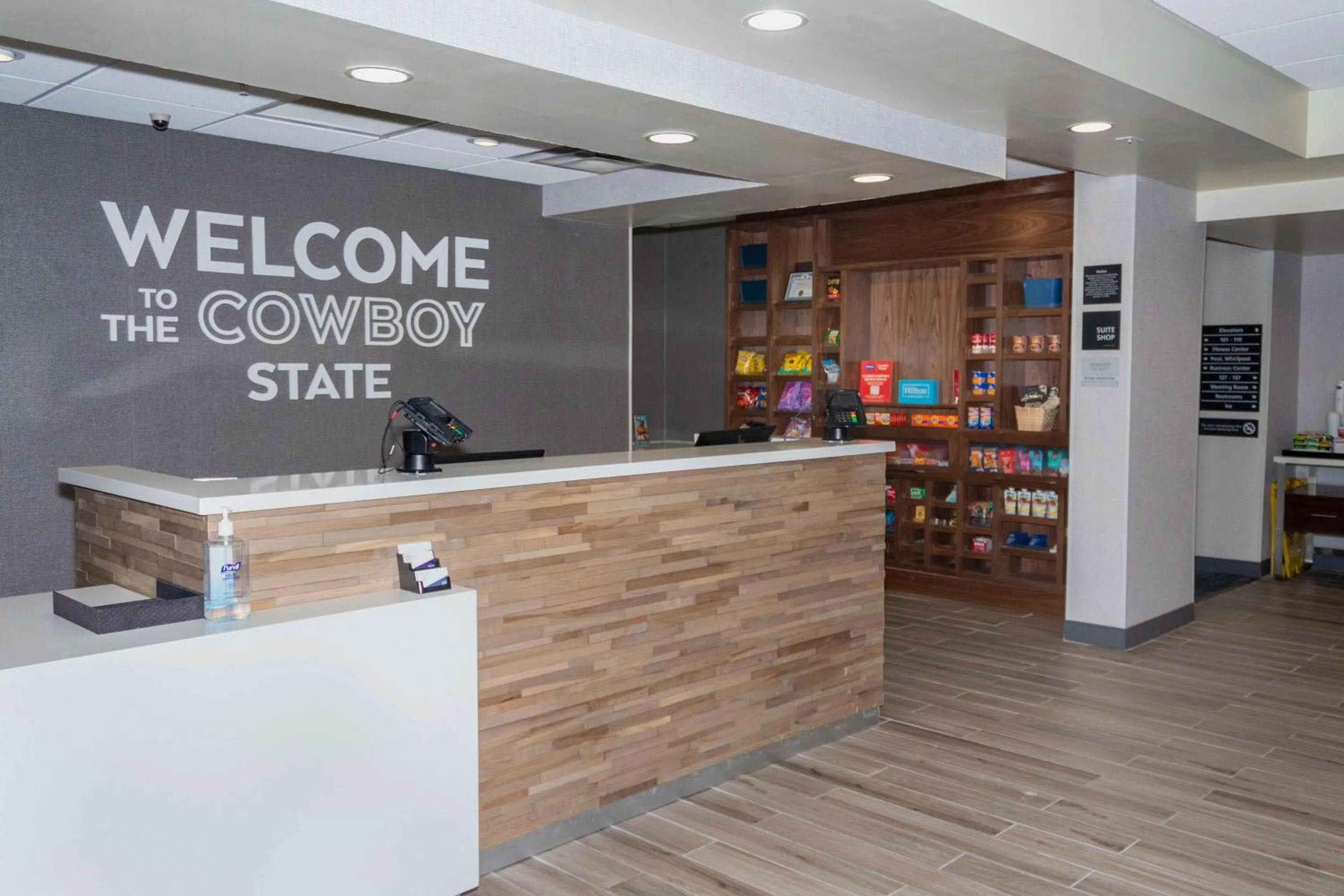 Lobby or reception in Hampton Inn & Suites Riverton