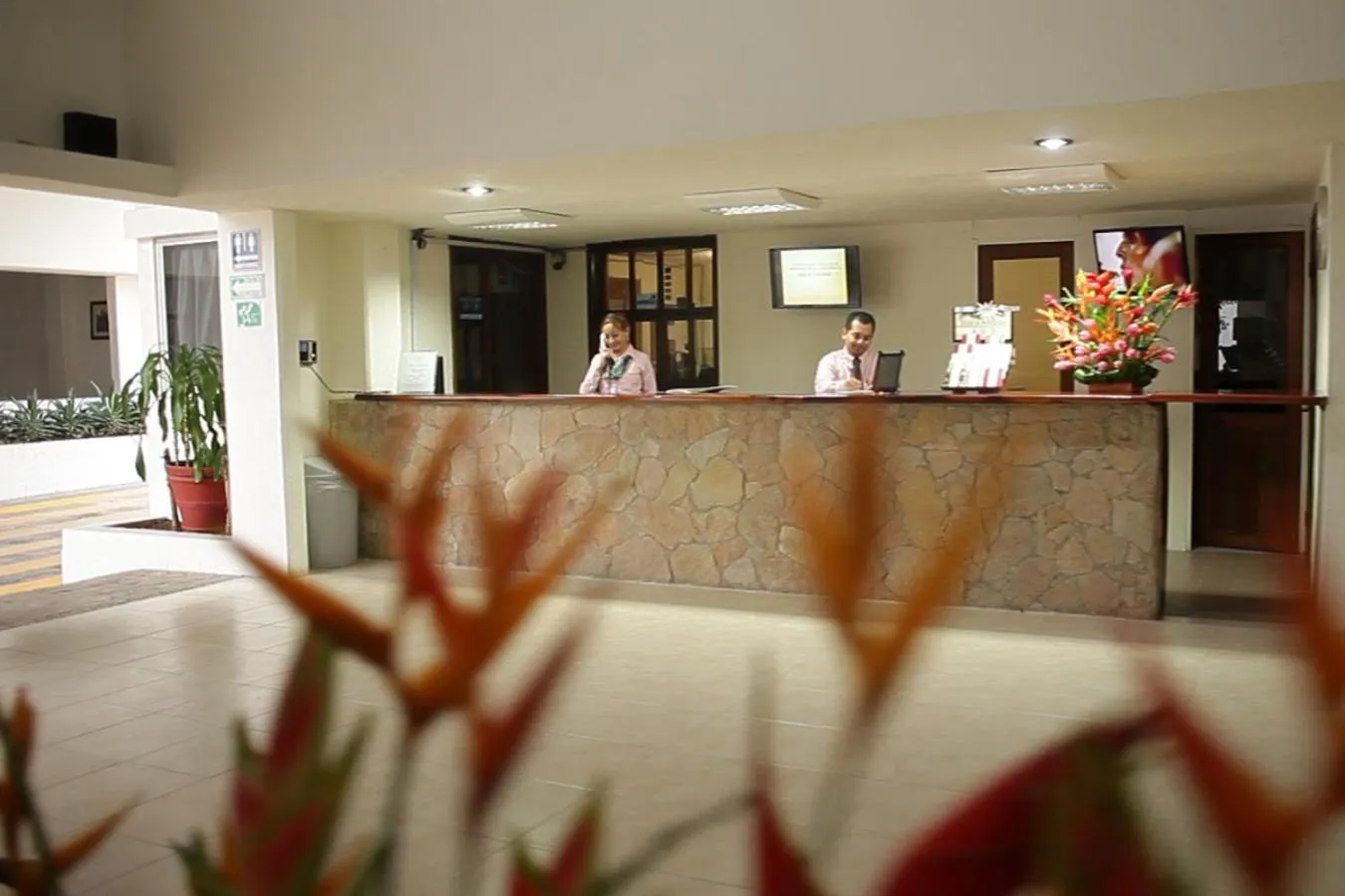 Staff in Hotel Plaza Palenque