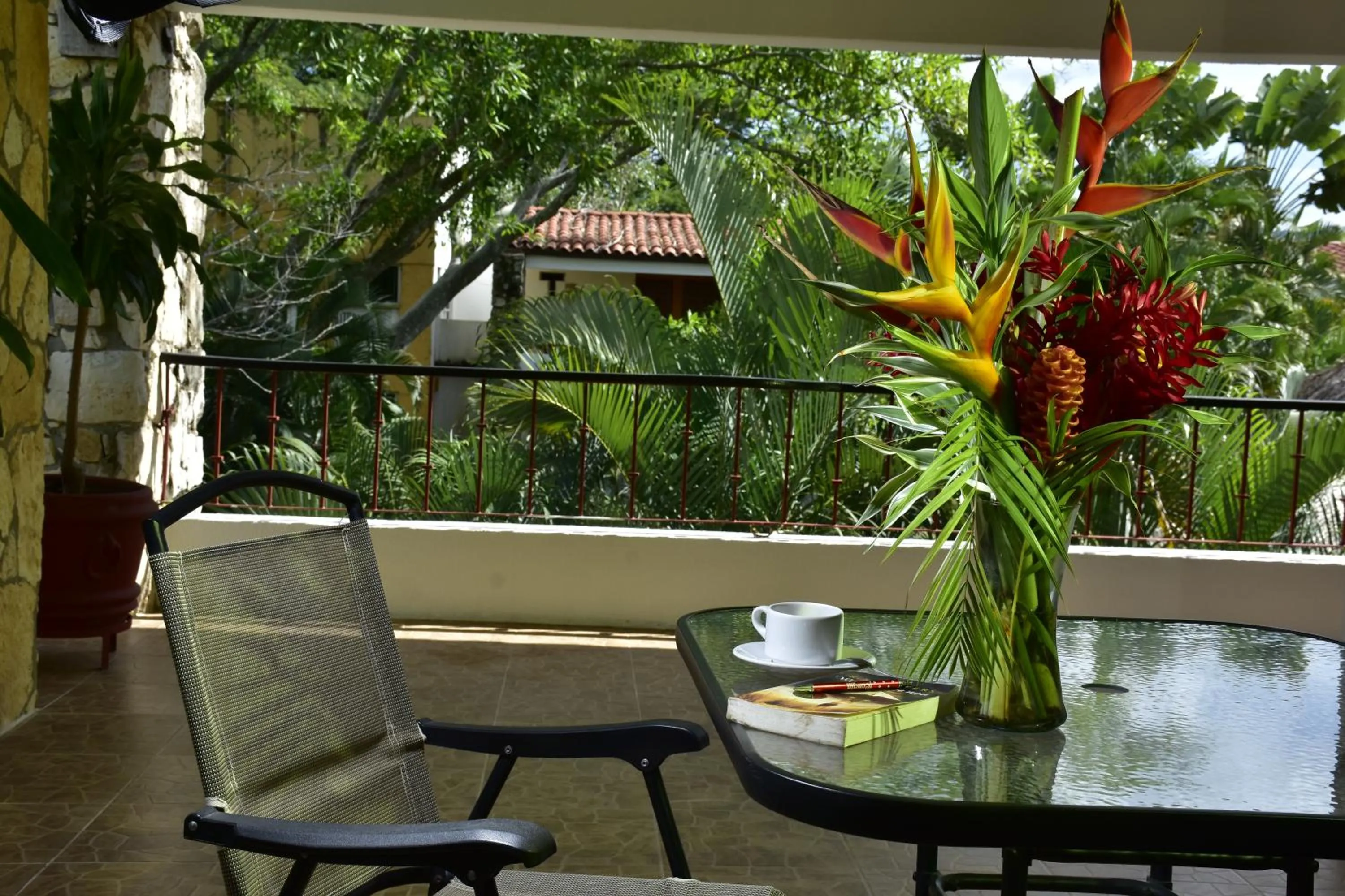 Balcony/Terrace in Hotel Plaza Palenque