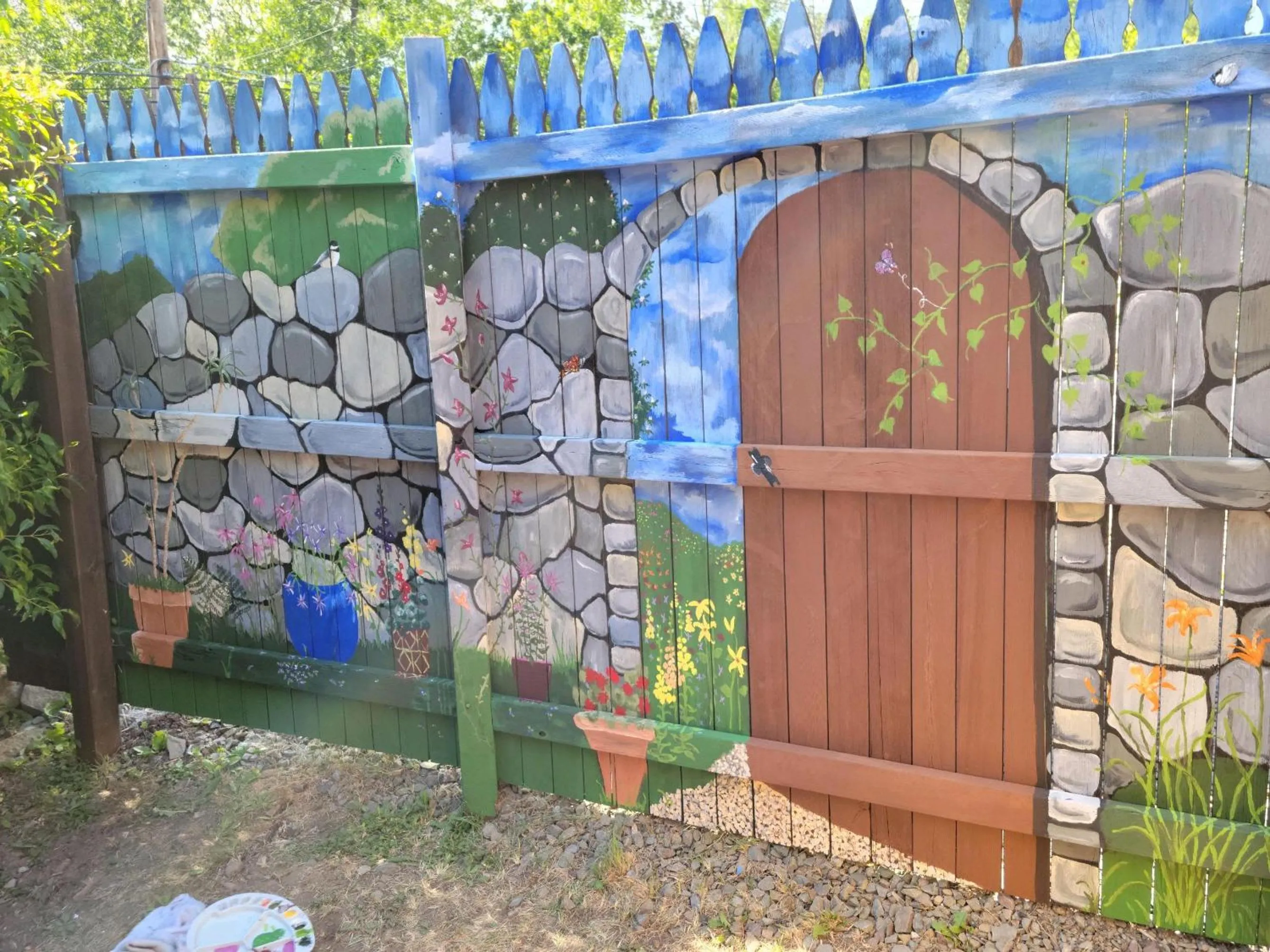 Garden view in Magnolia Streamside Resort