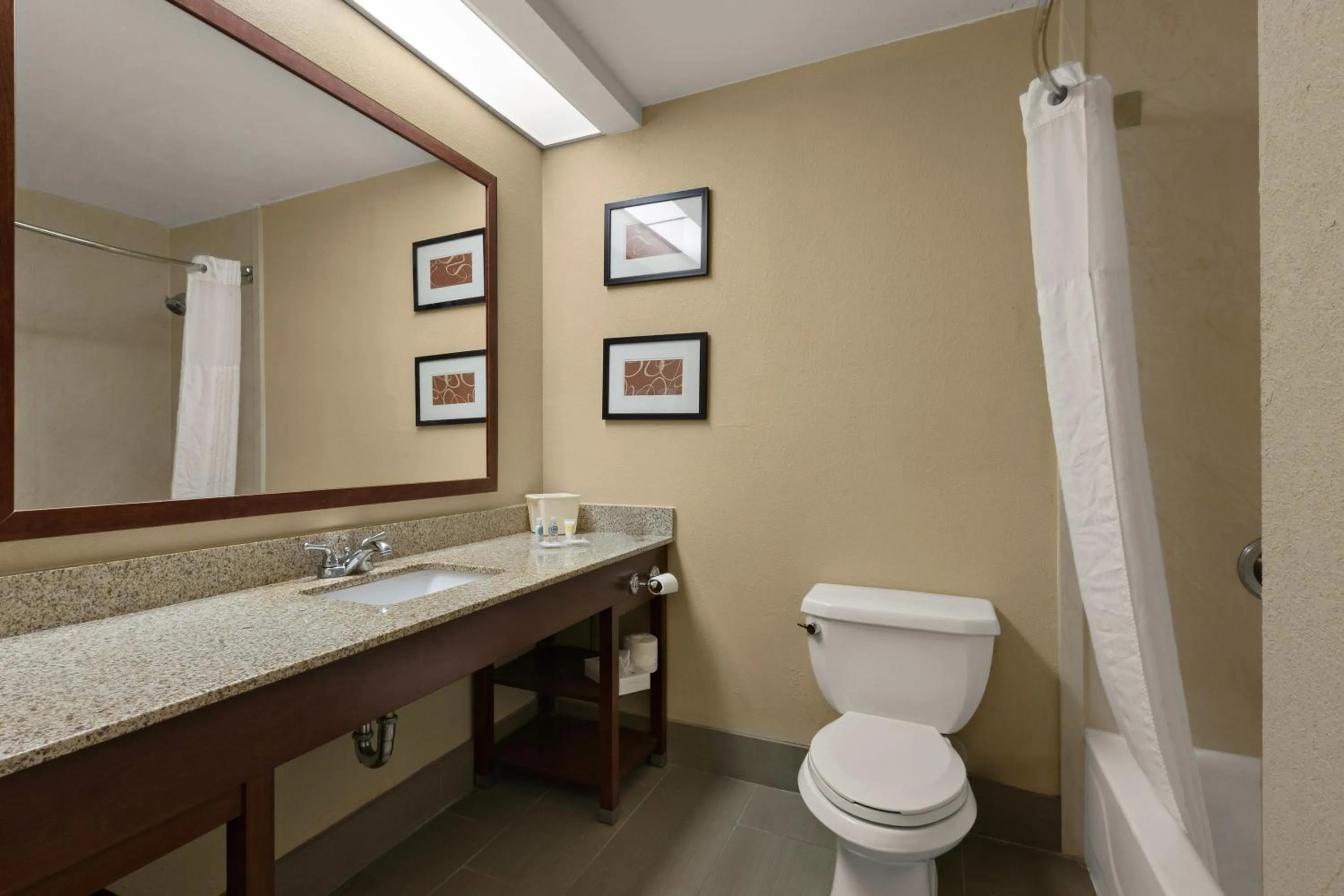Toilet in Comfort Inn Bordentown near NJ Turnpike