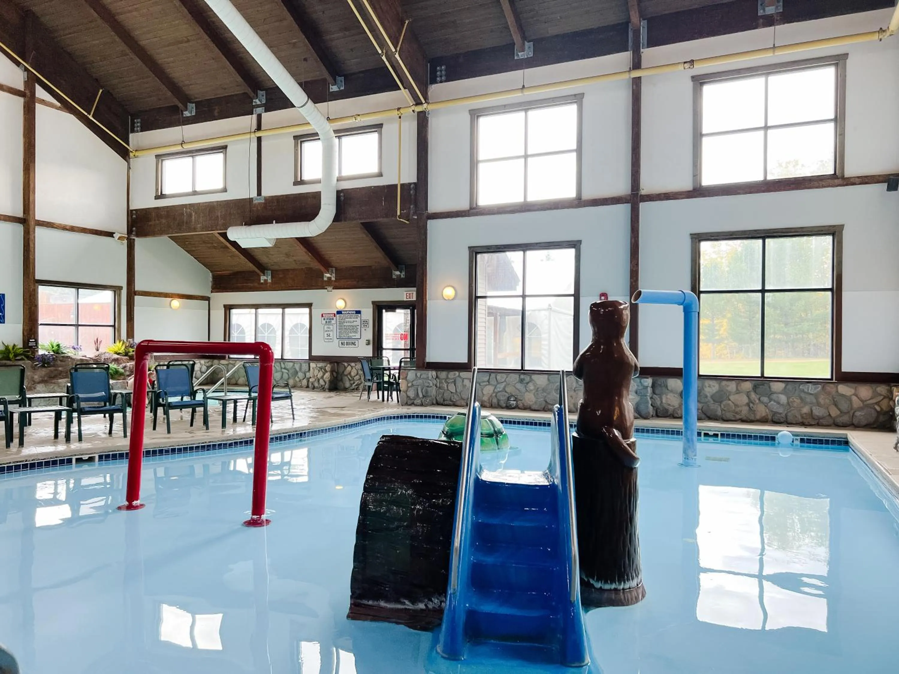 Aqua park in The Waters of Minocqua