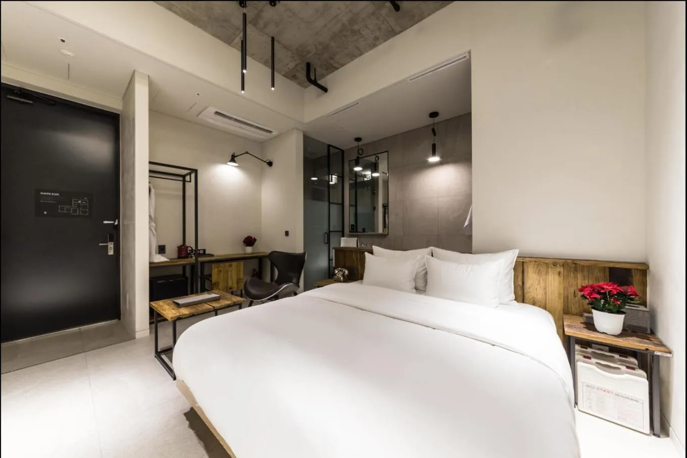 Bed in Hotel the Artist Dongdaemun