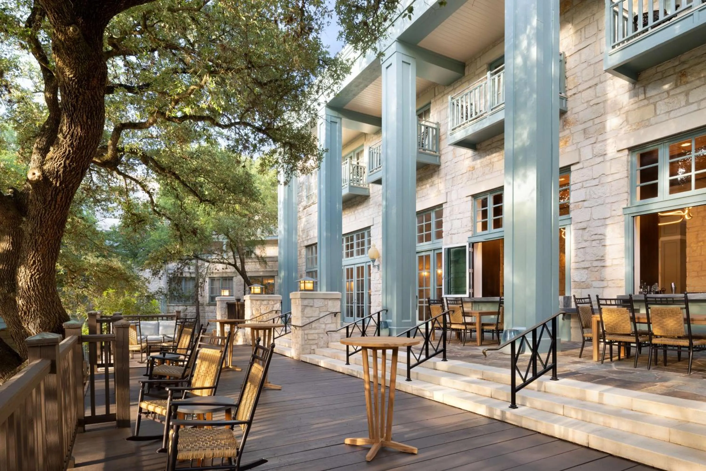 Patio in Hyatt Regency Hill Country Resort and Villas
