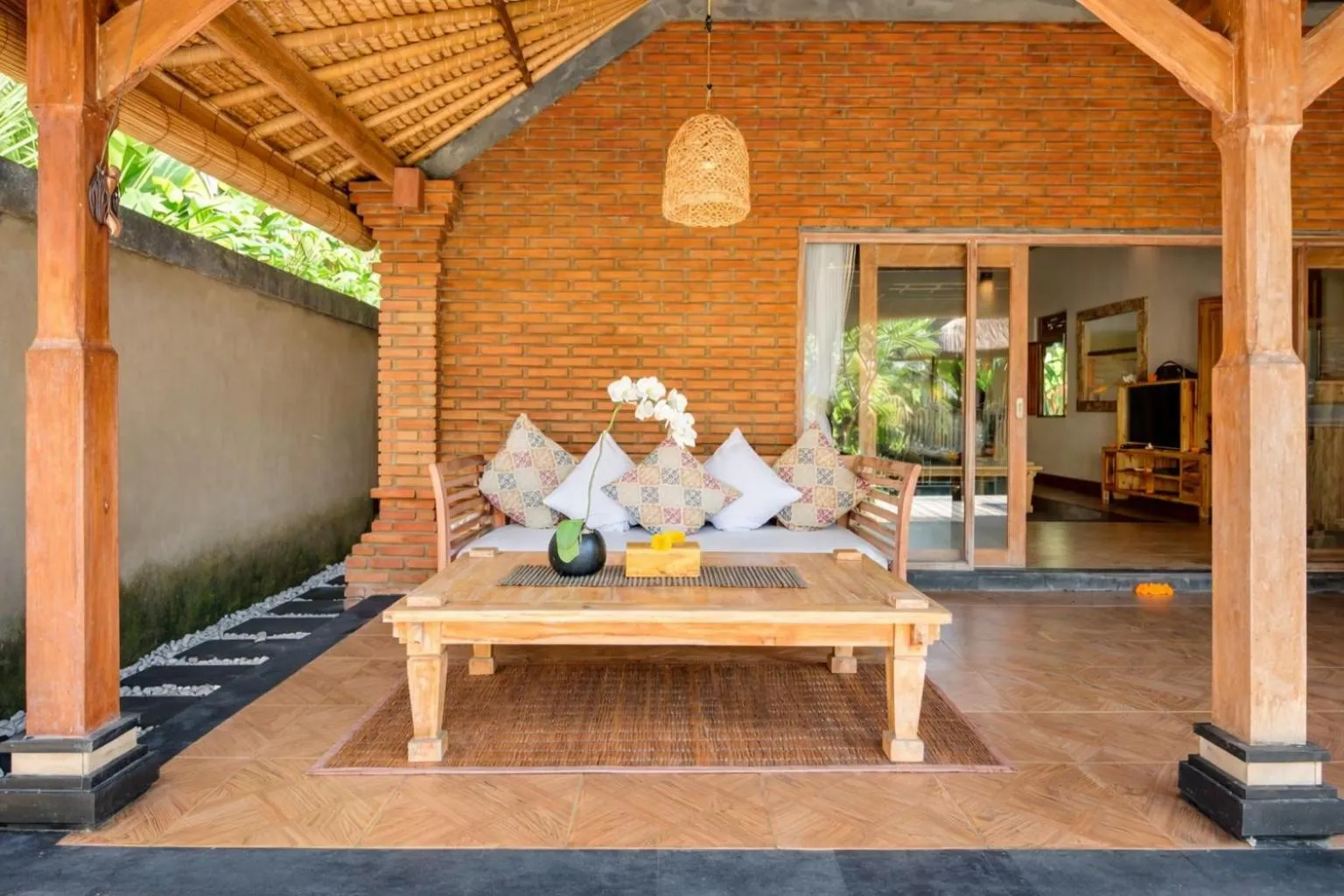 Patio in Villa Bedauh Ubud Managed by Manara