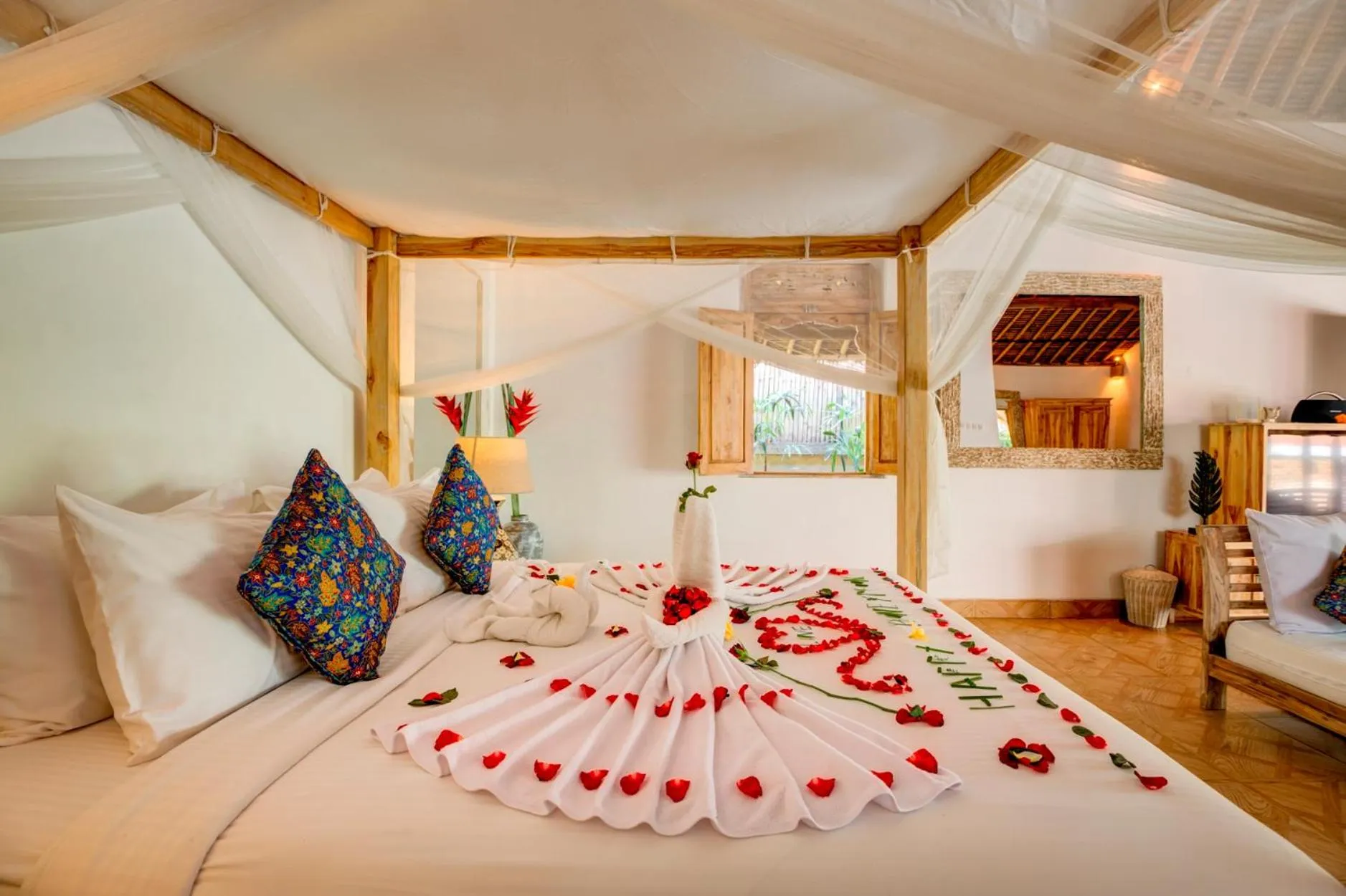 Bedroom, Bed in Villa Bedauh Ubud Managed by Manara