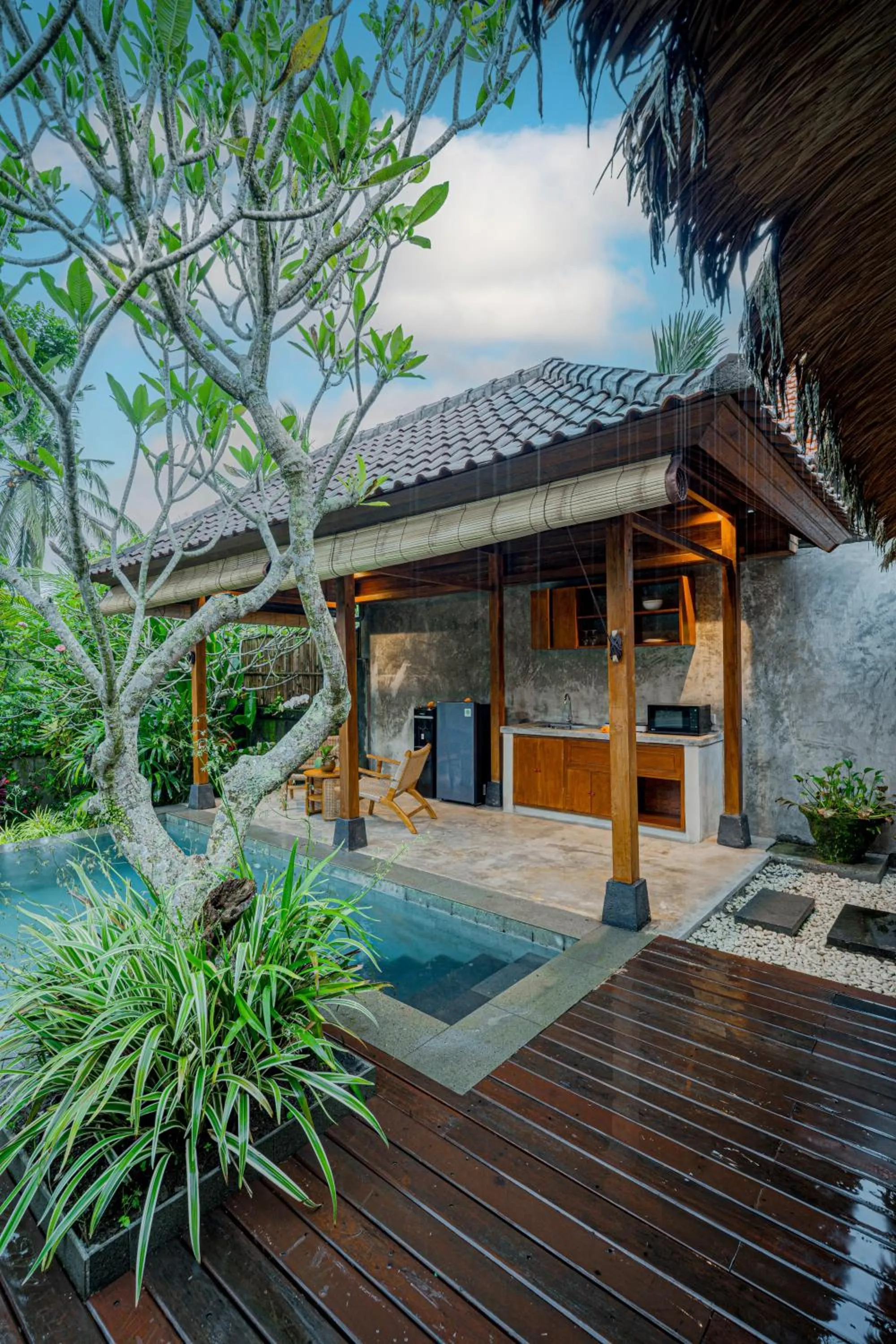 Kitchen or kitchenette in Villa Bedauh Ubud Managed by Manara